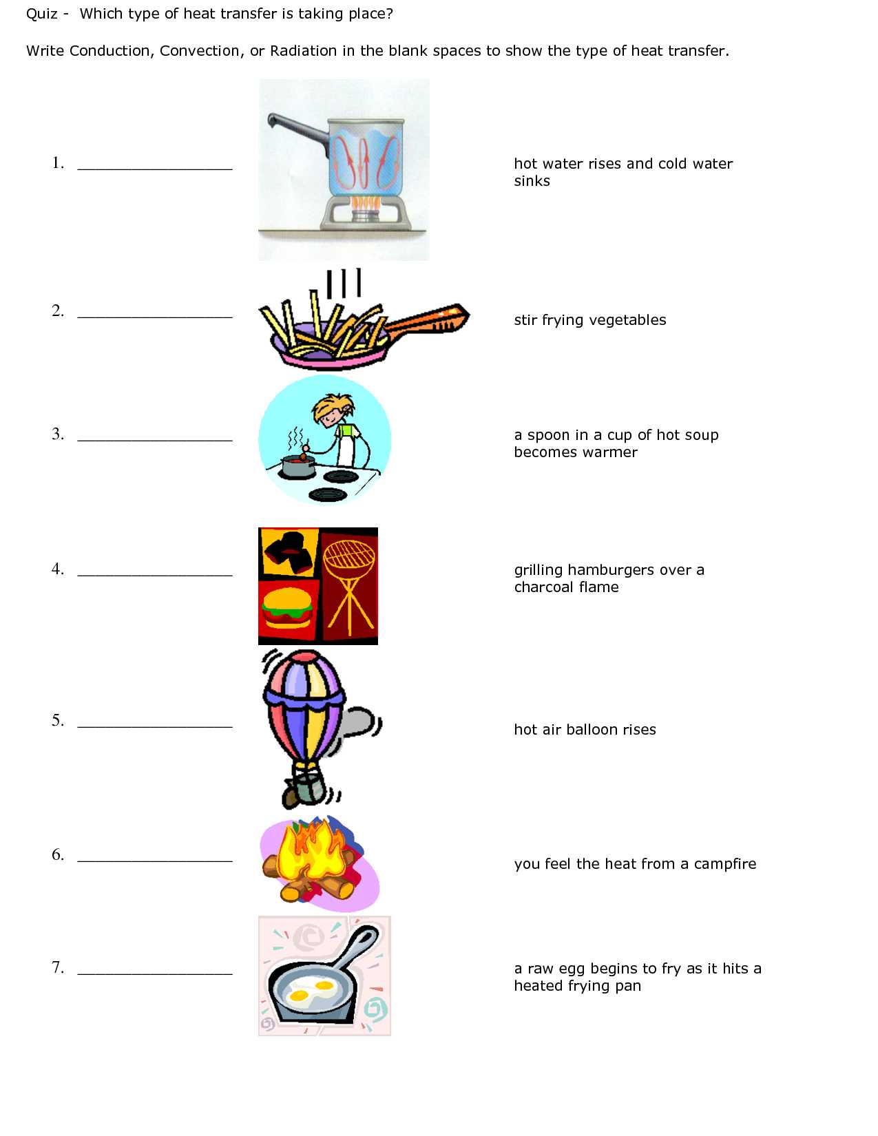 Energy Transformation Worksheet Middle School together with Conduction Convection Radiation Worksheet