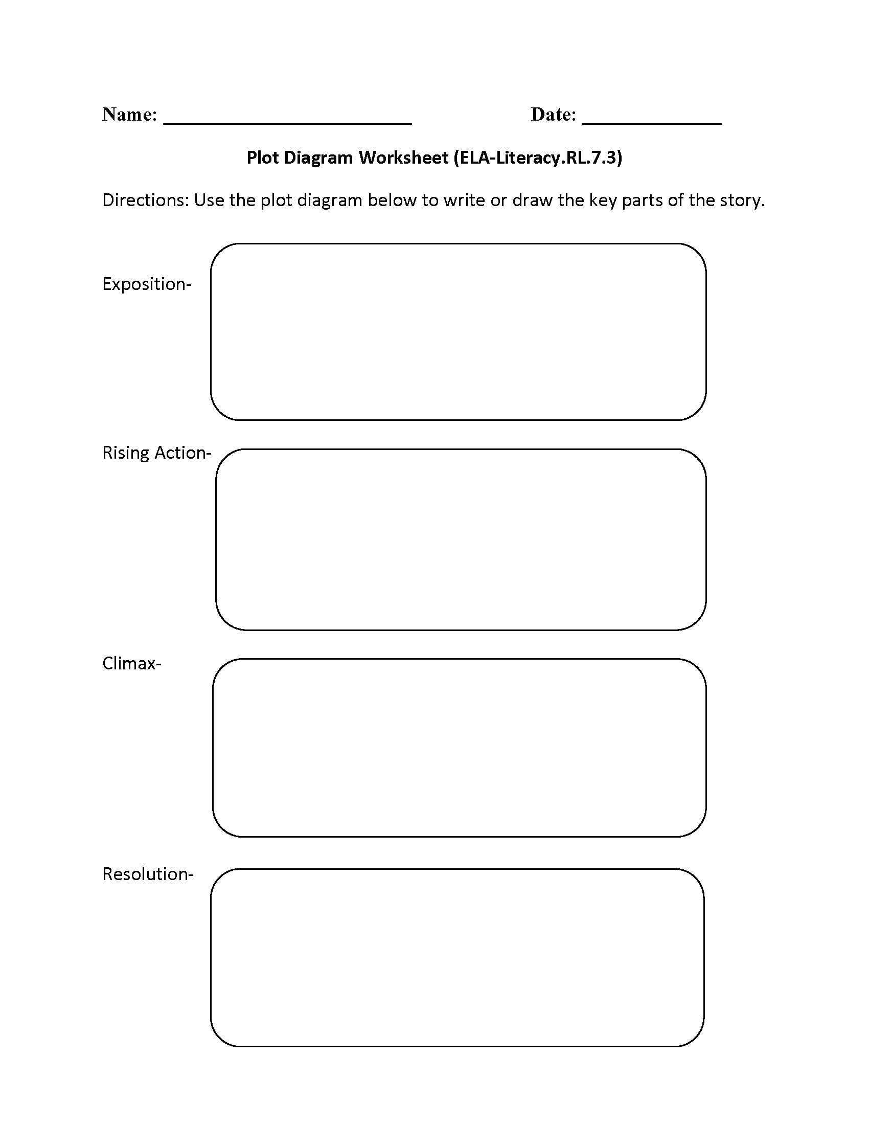 English to Metric Conversion Worksheet Also Character Setting Plot Worksheet Worksheets for All