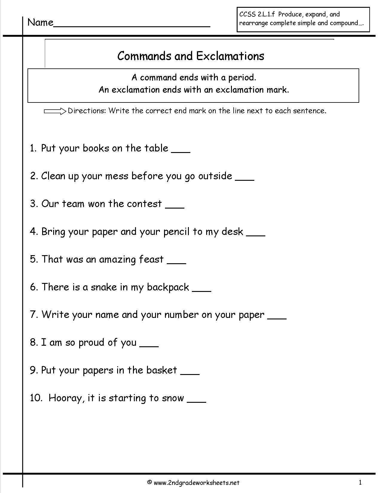Factoring by Grouping Worksheet together with Mands and Exclamation Worksheets the Best Worksheets Image