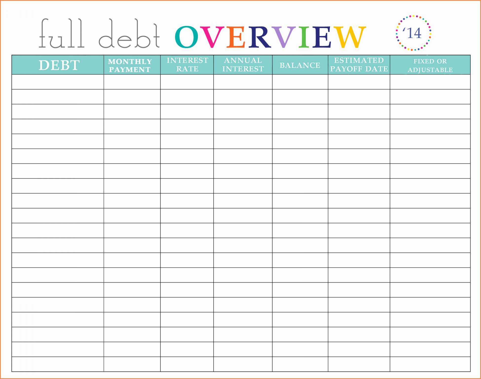 Financial Budget Worksheet Also Get Out Debt Bud Spreadsheet and Credit Card Payoff