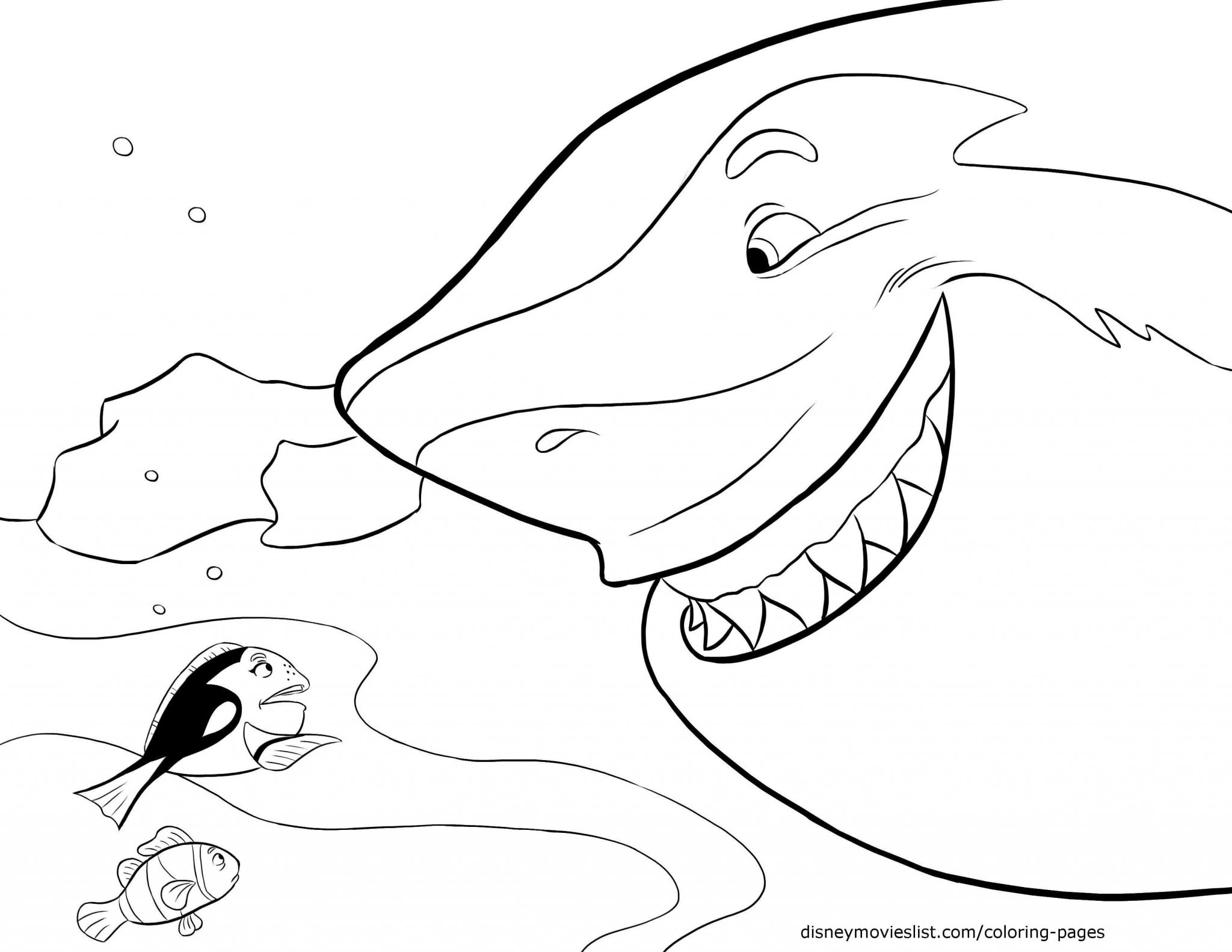 Finding Nemo Worksheet or Finding Dory Coloring Pages Printable at Getcolorings