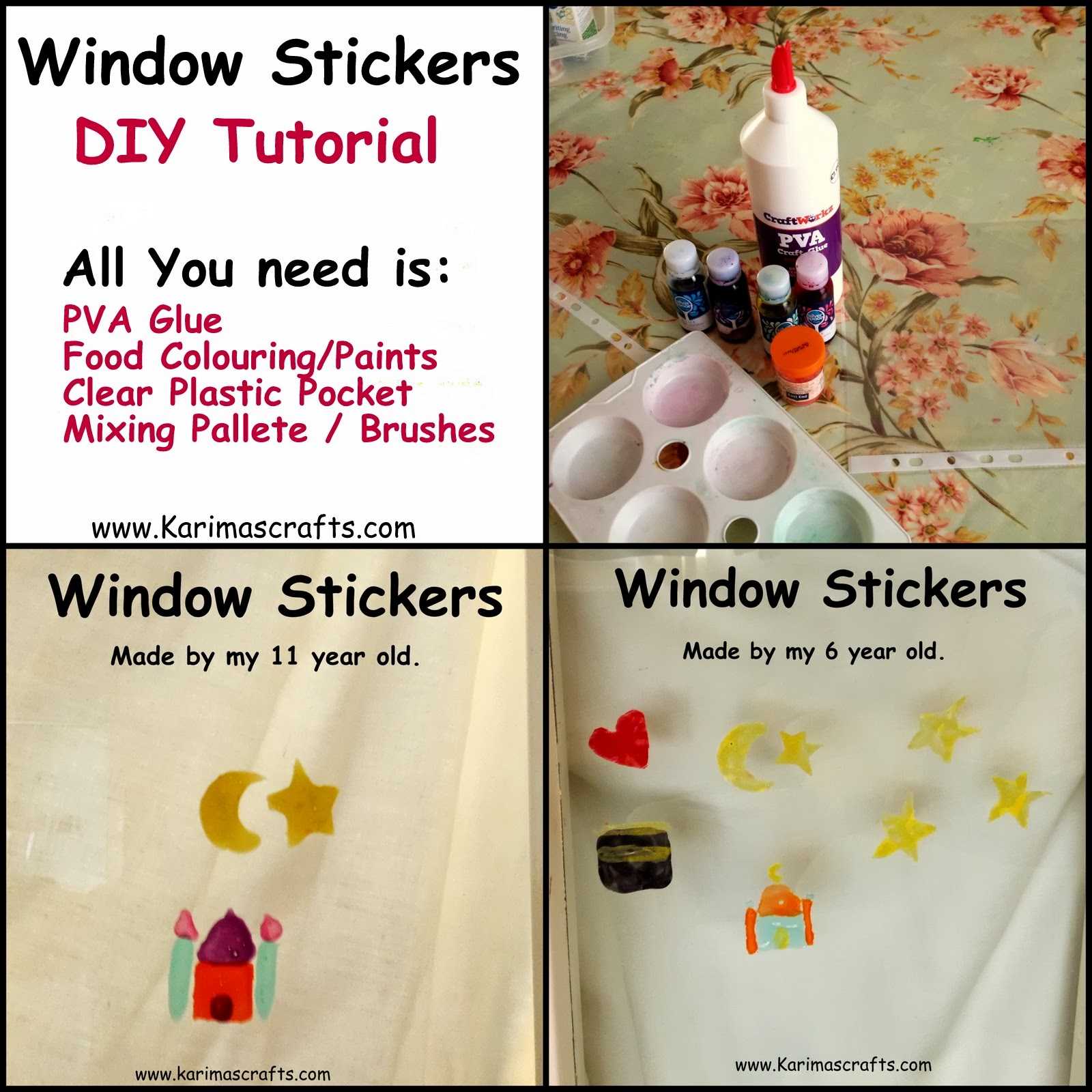 Five Pillars Of islam Worksheet Also Karima S Crafts Window Stickers Diy Tutorial 30 Days Of Ramadan