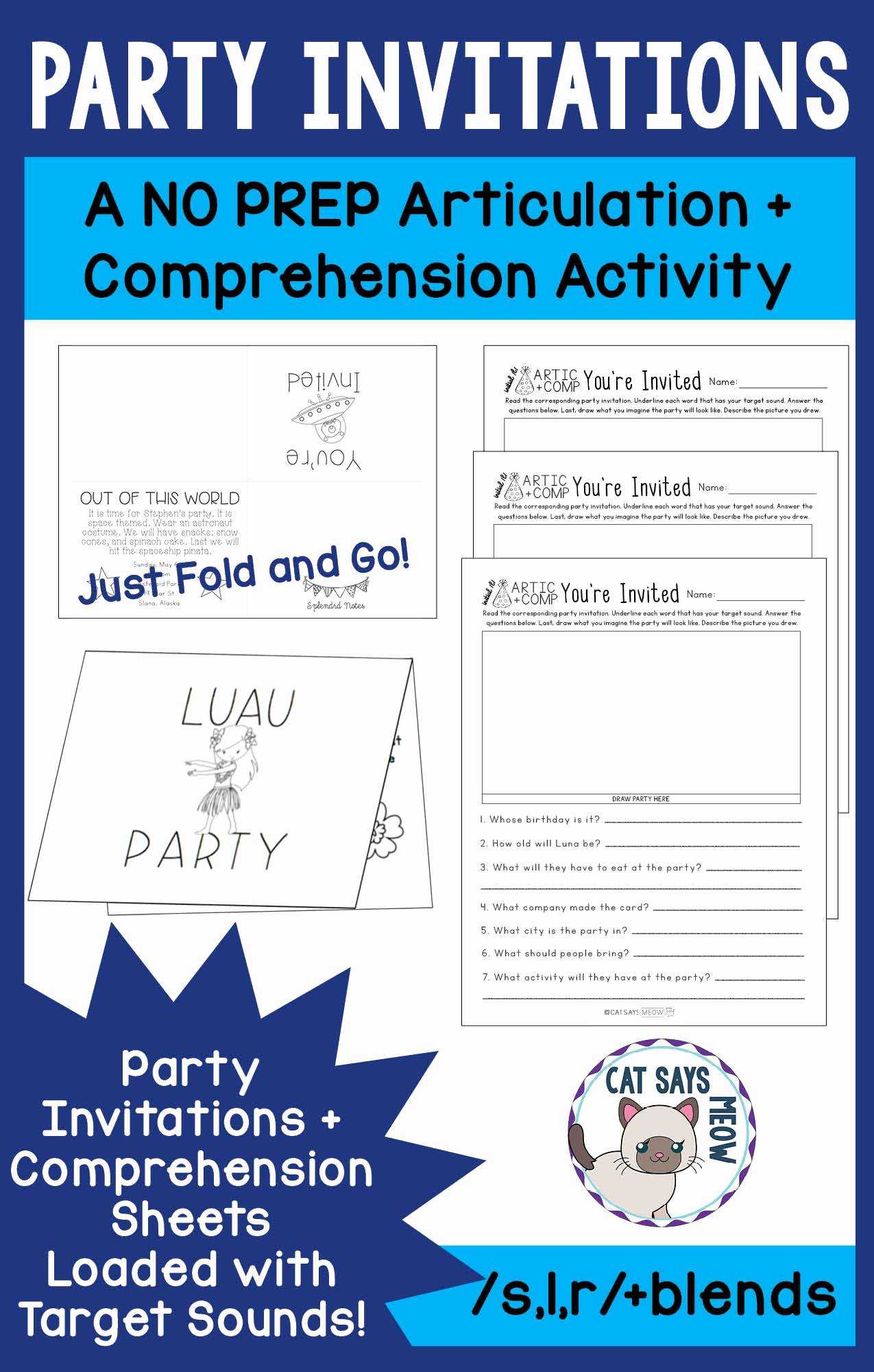 Food Chains and Webs Worksheet together with Free Food Worksheets with Party Invitations A No Prep Artic Reading