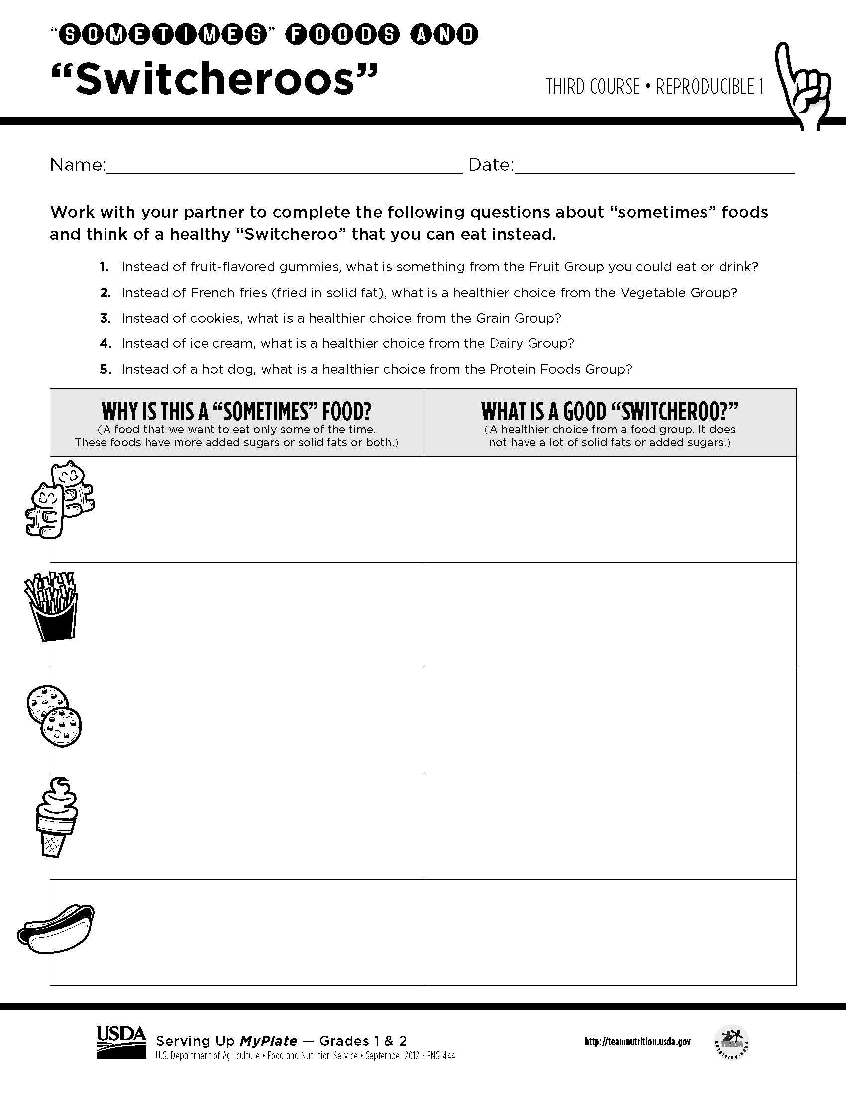 Food Web Worksheet Answers or Food and Nutrition Worksheet Answers New sometimes Snacks Nutrition