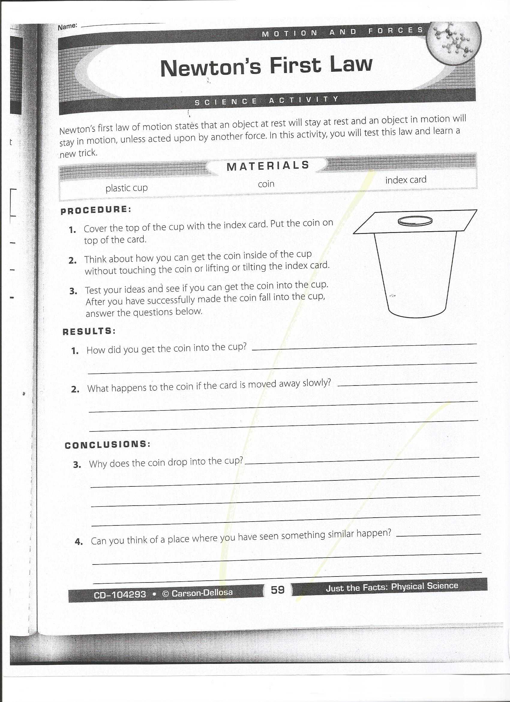 Force and Motion Worksheets Pdf Also 32 forces and Motion Worksheets force and Motion Reading Text