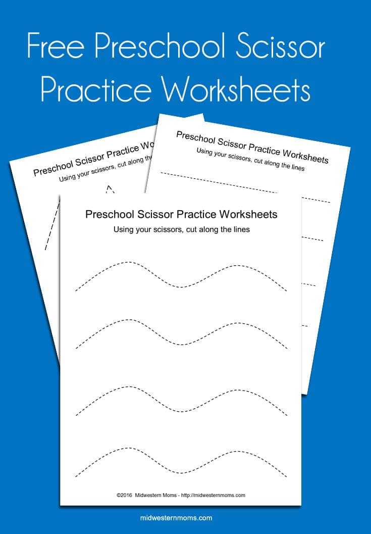 Free Name Tracing Worksheets for Preschool as Well as Scissor Practice Worksheets Cutting Shapes Midwestern Moms