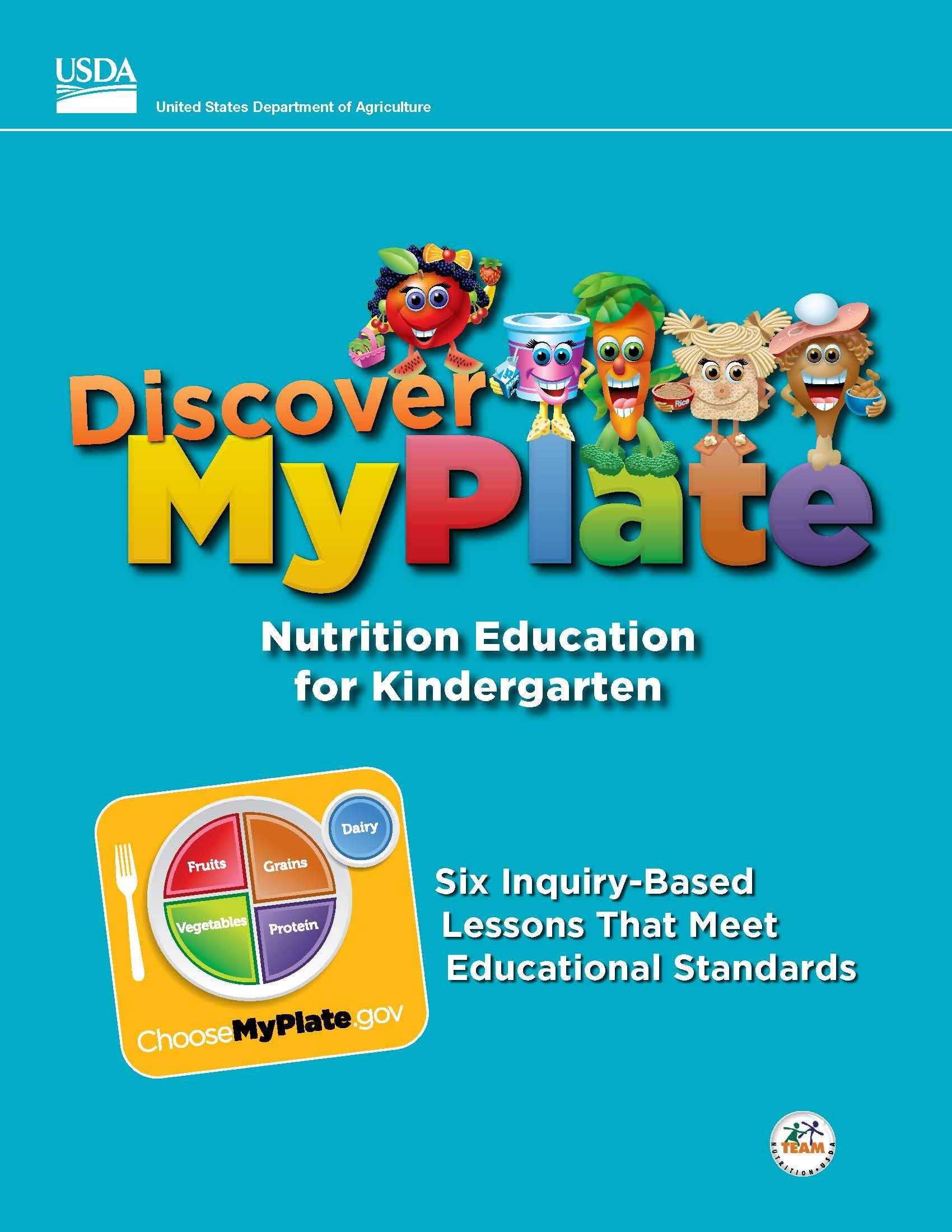 Free Nutrition Worksheets or Free Discover Myplate Nutrition Education Lessons for