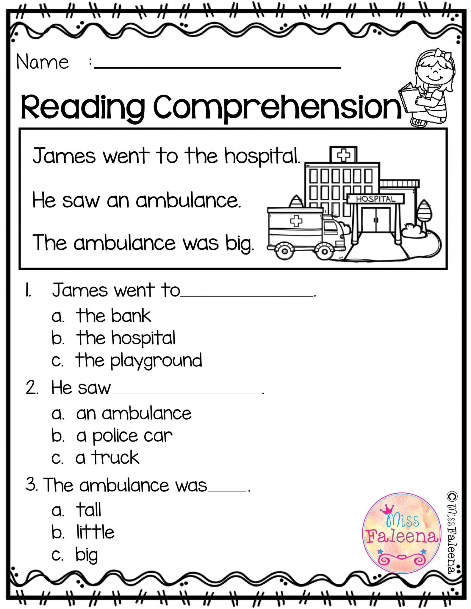 Grade 3 Reading Comprehension Worksheets Pdf and Kindergarten Kindergarten Reading Worksheets Free Prehension is