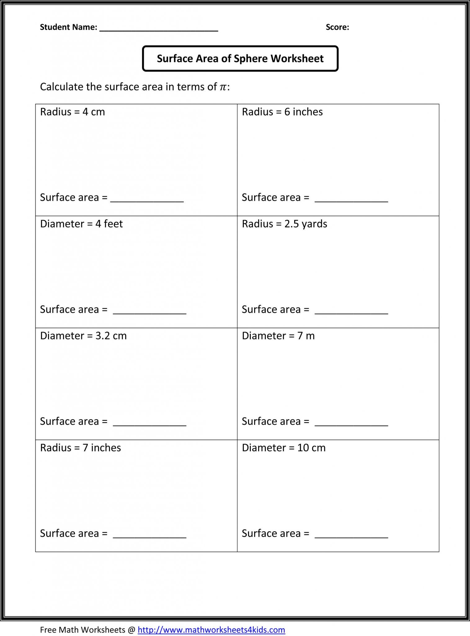 Independent Practice Math Worksheet Answers together with Surface area Word Problems Worksheets with Answers