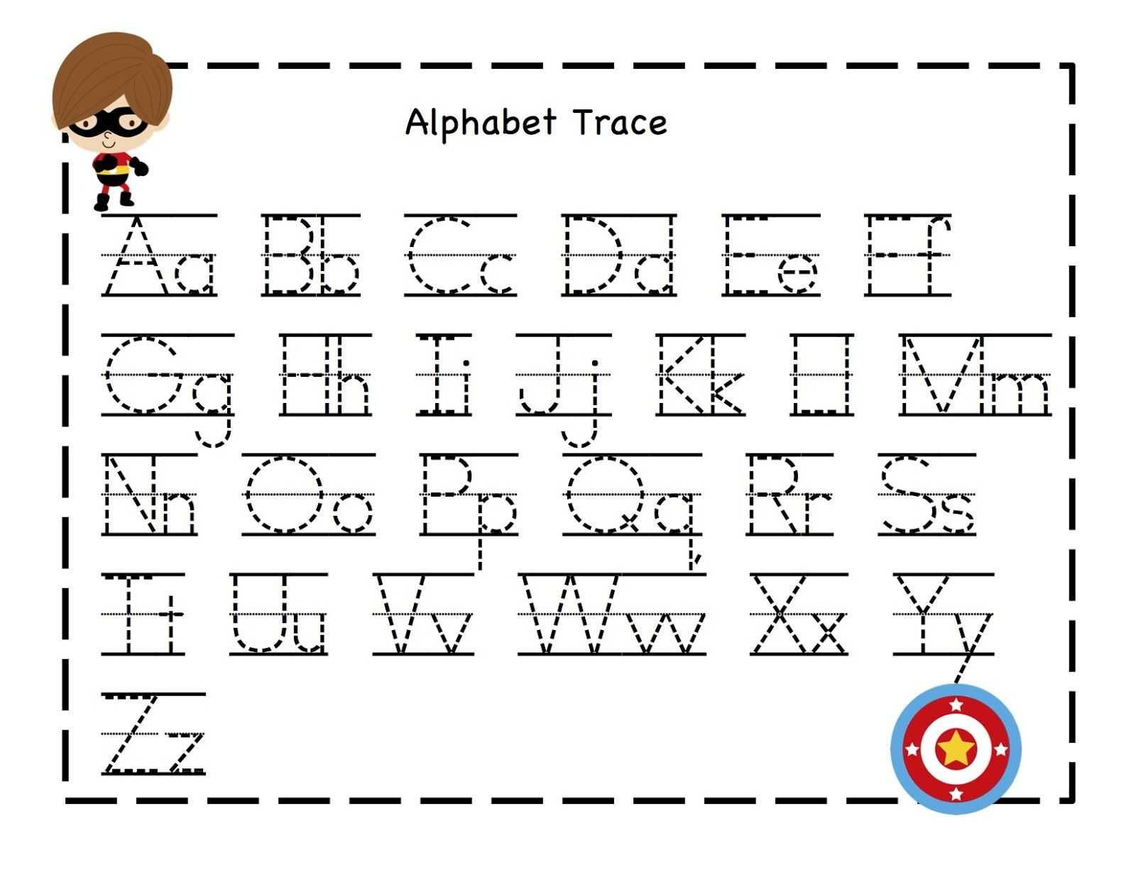Learning Letters and Numbers Worksheets together with Preschool Printables Abet Tracing Sheet From Owensfamily Gwyn