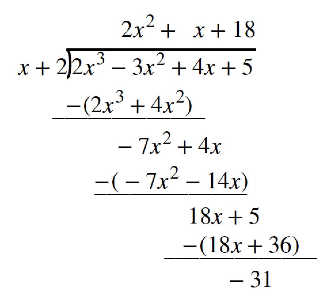 Linear Equation In One Variable Worksheet and Synthetic Division