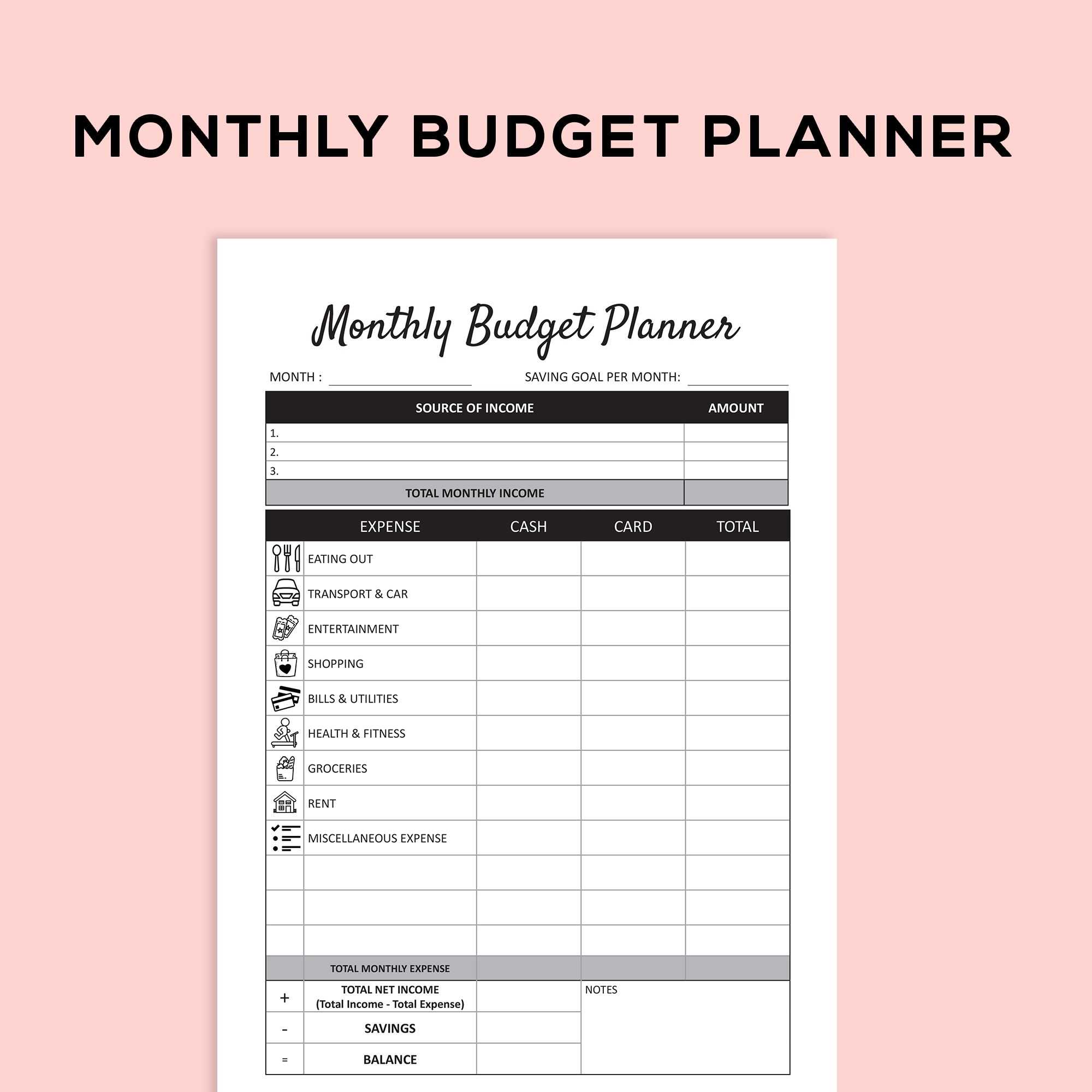 Monthly Budget Worksheet Pdf together with Monthly Bud Planner Monthly Bud Planner I Made anderson