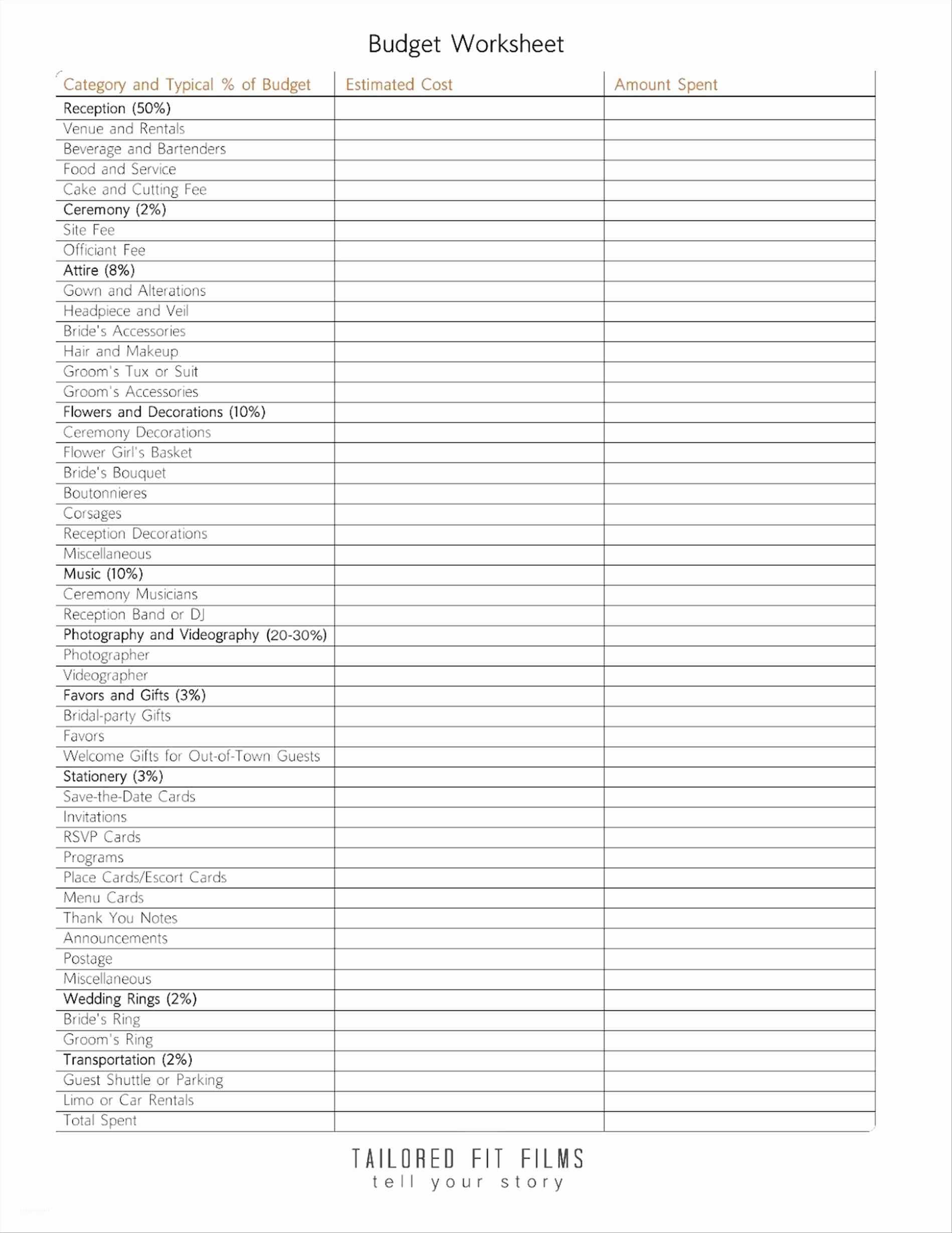 Monthly Budget Worksheet Pdf together with Printable Wedding Bud Spreadsheet Awesome Worksheet Free
