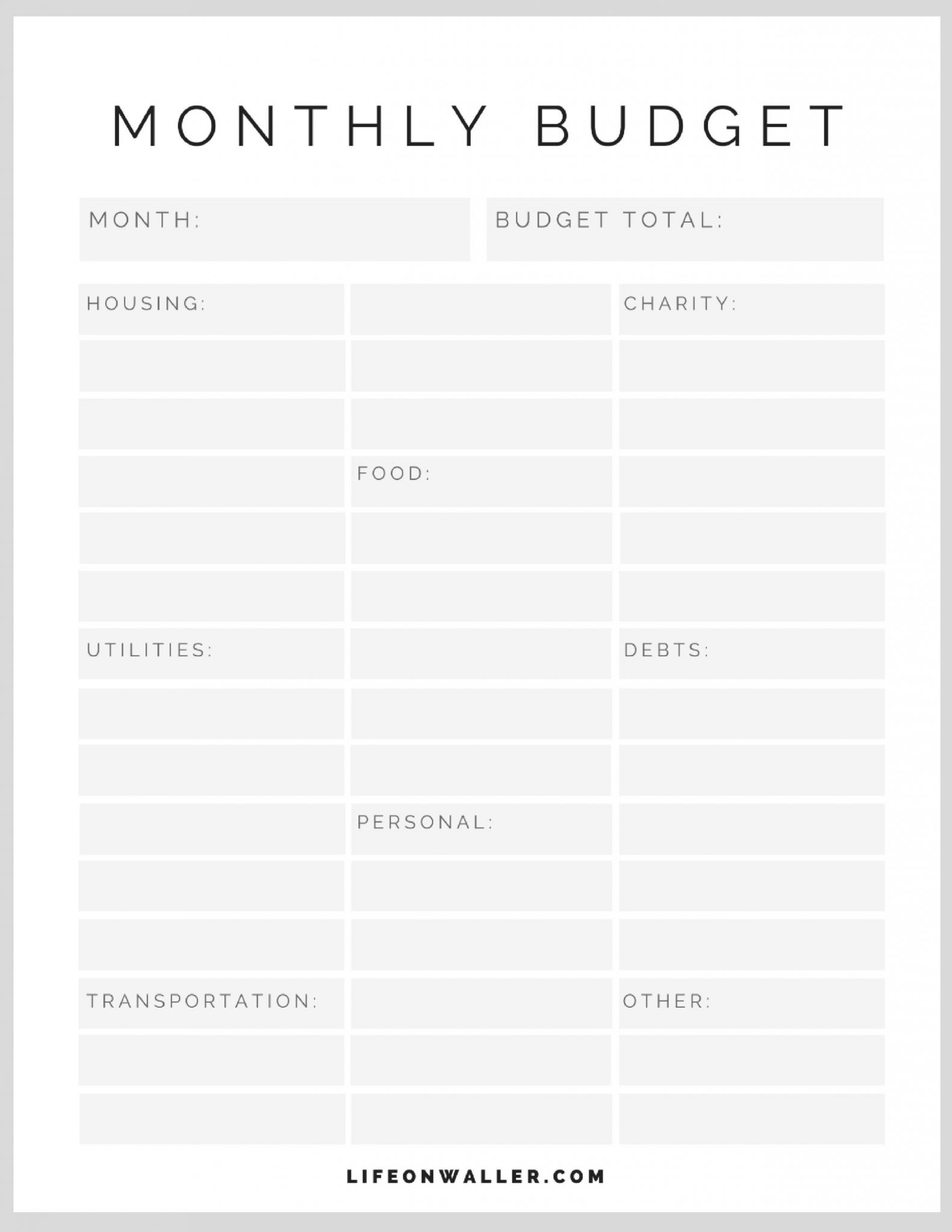 Monthly Budget Worksheet Pdf together with Simple Monthly Bud Worksheet Lovely Free Printable Bud forms