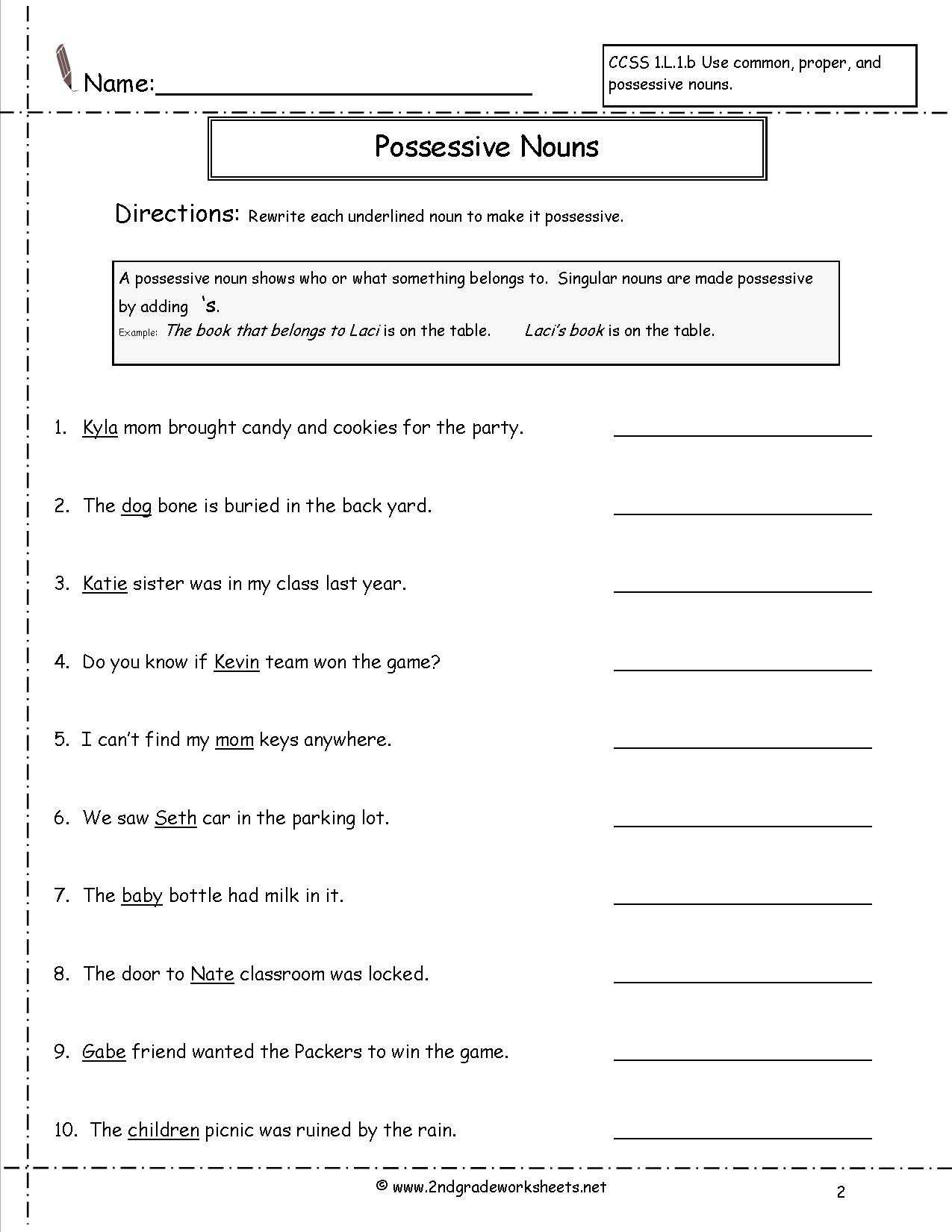 Multiple Meaning Words Worksheets 5th Grade with Free 5th Grade English Worksheets 5rd Grade Free