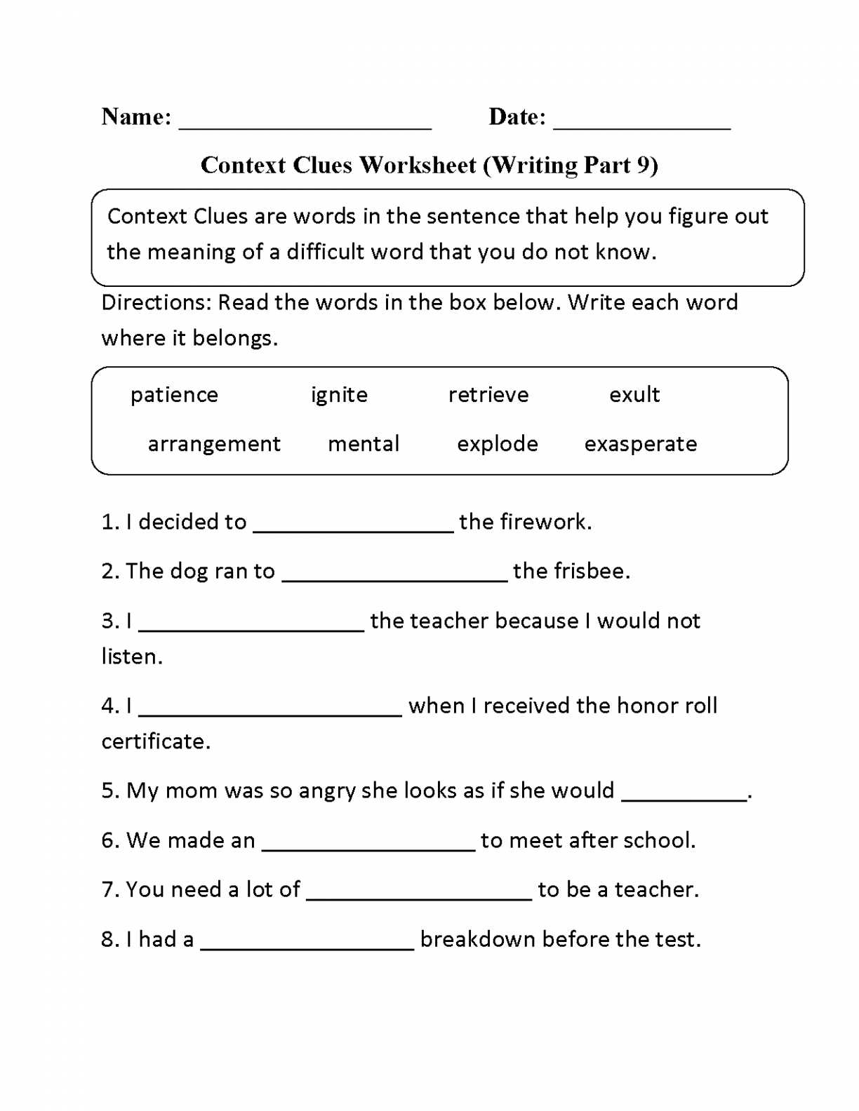 Multiple Meaning Words Worksheets 5th Grade with Multiple Meaning Words Dictionary Worksheettry Skills Worksheets