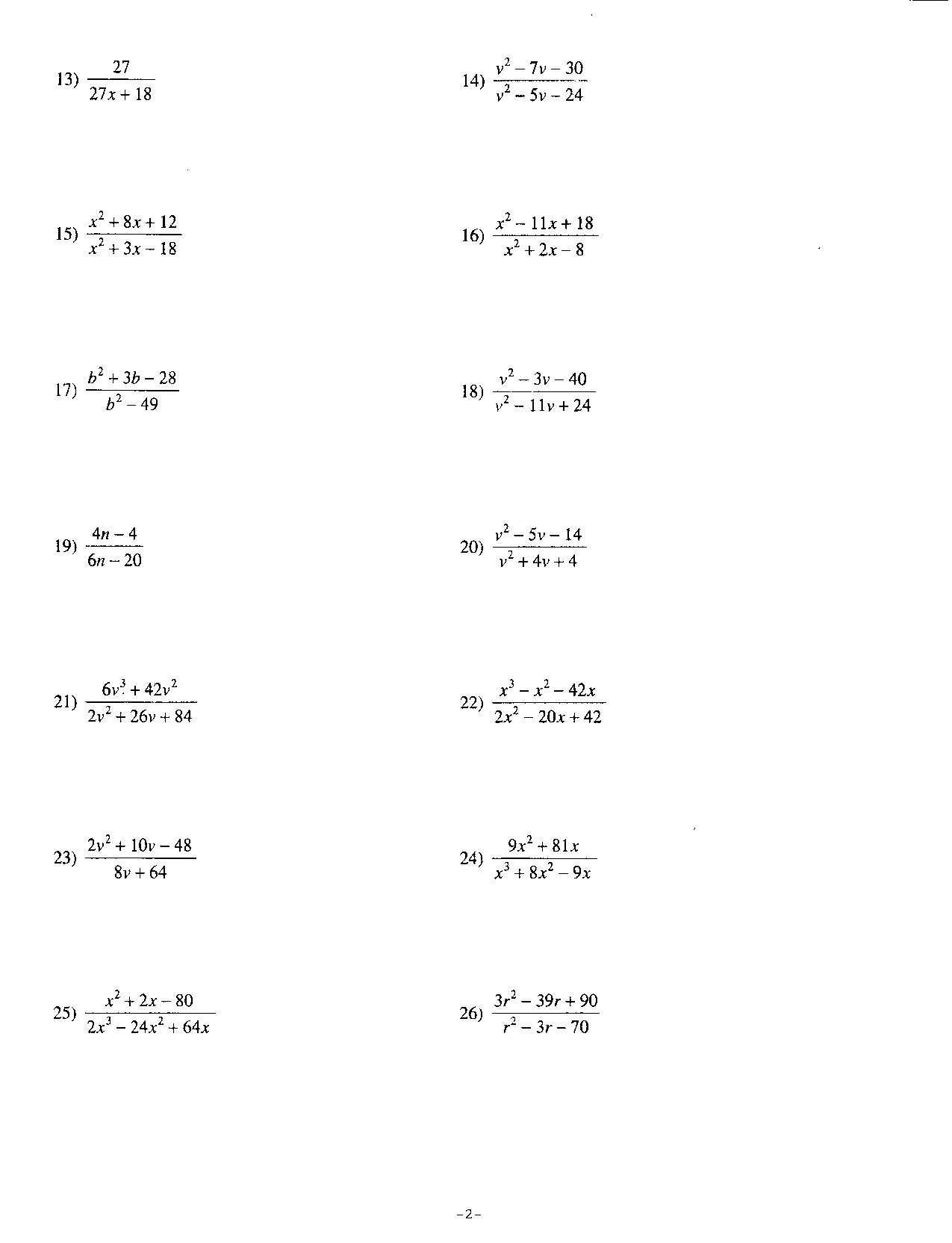 Multiplying Rational Expressions Worksheet Algebra 2 Also 40 Simplifying Rational Exponents Worksheet Simplifying Radicals