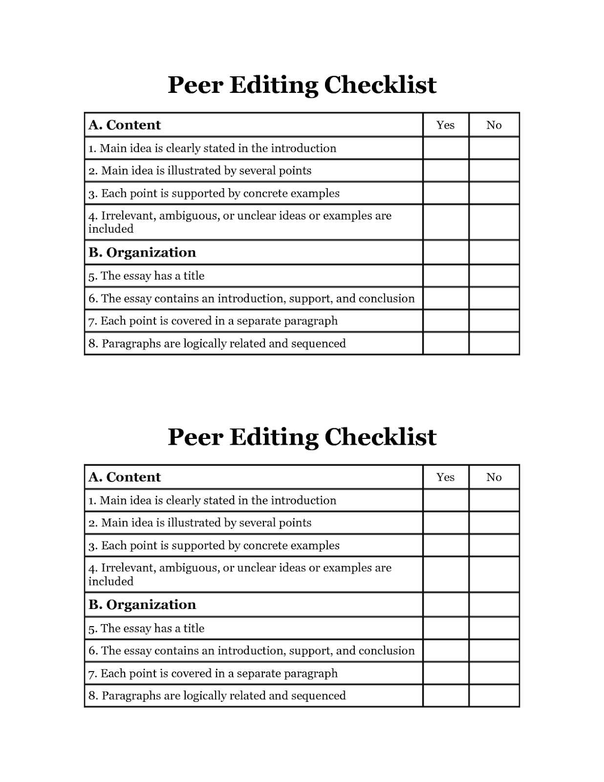 Personal Narrative Peer Review Worksheet Along with Law Essays Estoppel Essay How to Write Better Law Essays tools and