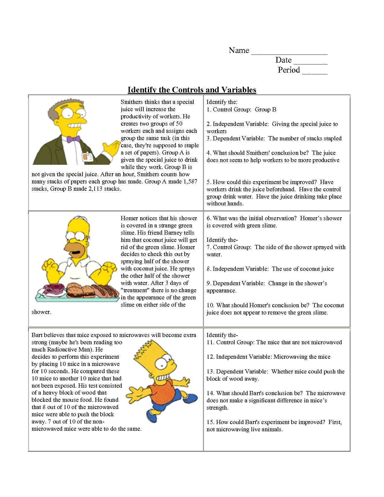 Potential and Kinetic Energy Roller Coaster Worksheet Also Identifying Variables Worksheet Answers