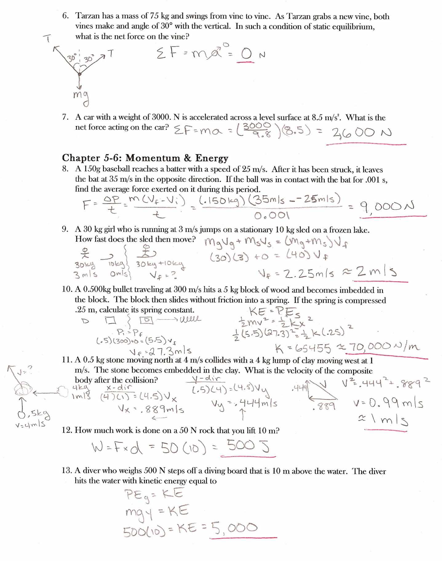 Potential and Kinetic Energy Roller Coaster Worksheet or Worksheet Potential and Kinetic Energy Worksheet Answers Concept