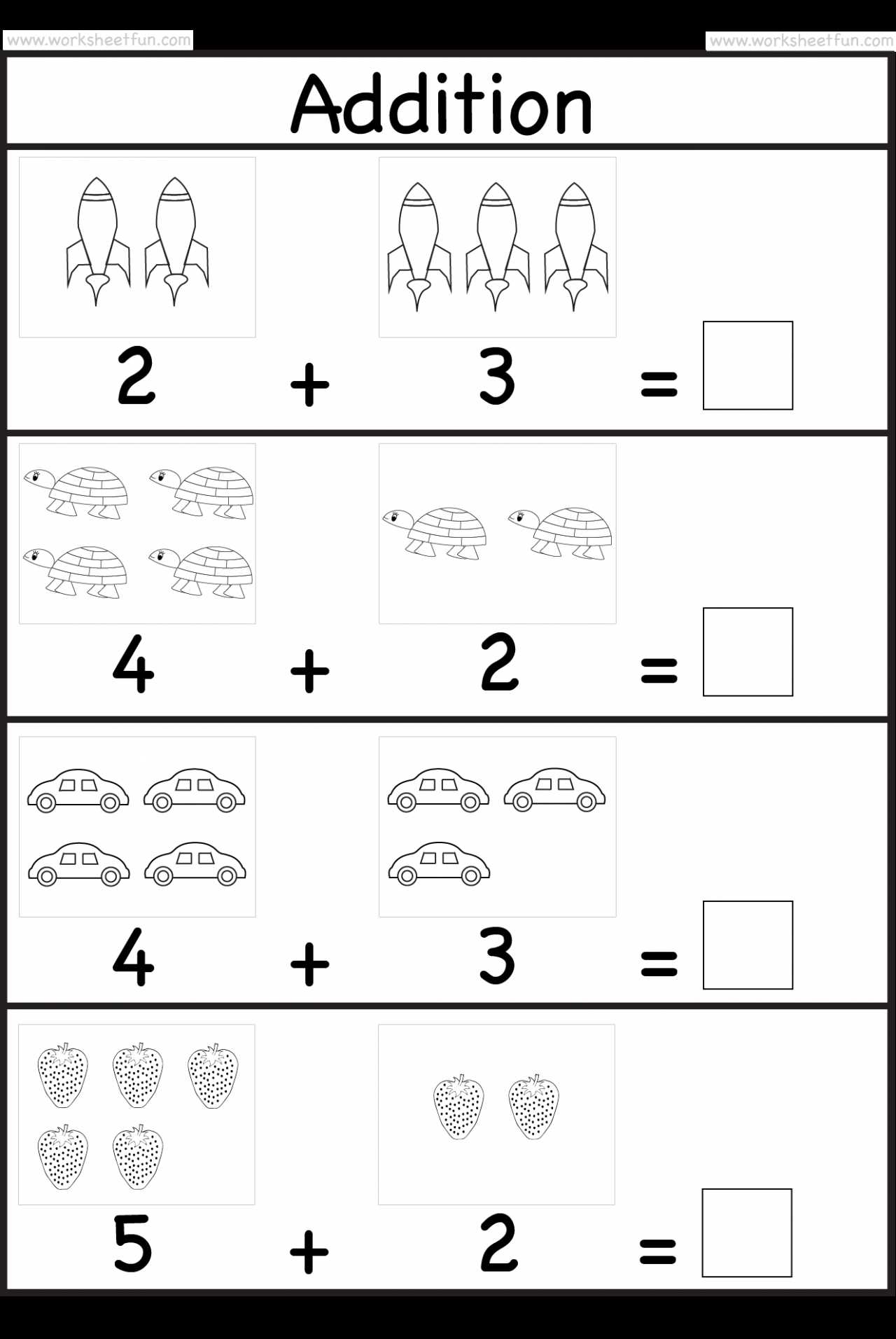 Pre K Math Worksheets and Free Printable Math Worksheet for Kindergarten Worksheets Addition