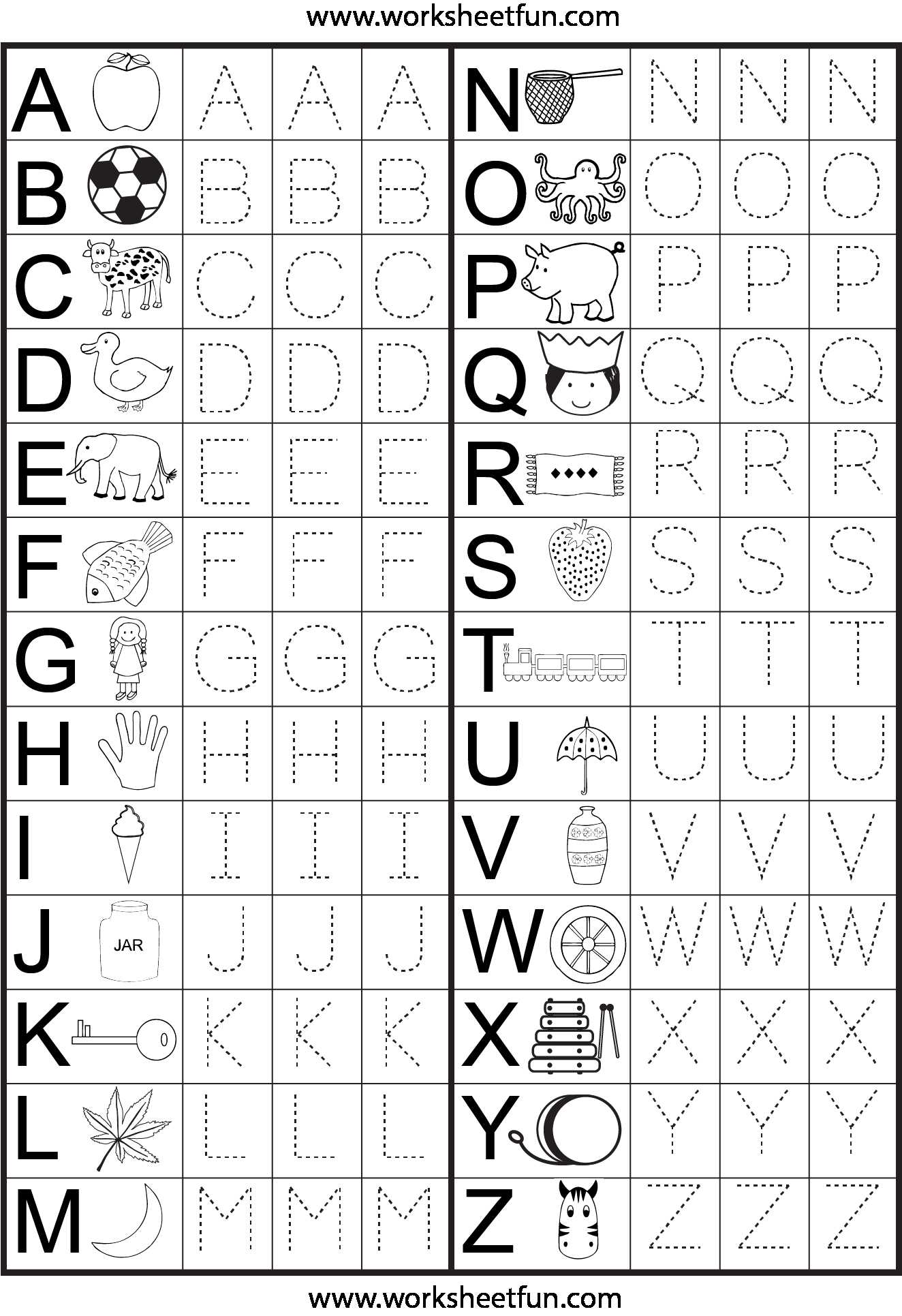 Pre K Math Worksheets and Kindergarten Printable Kindergartensheets Letter N Letters