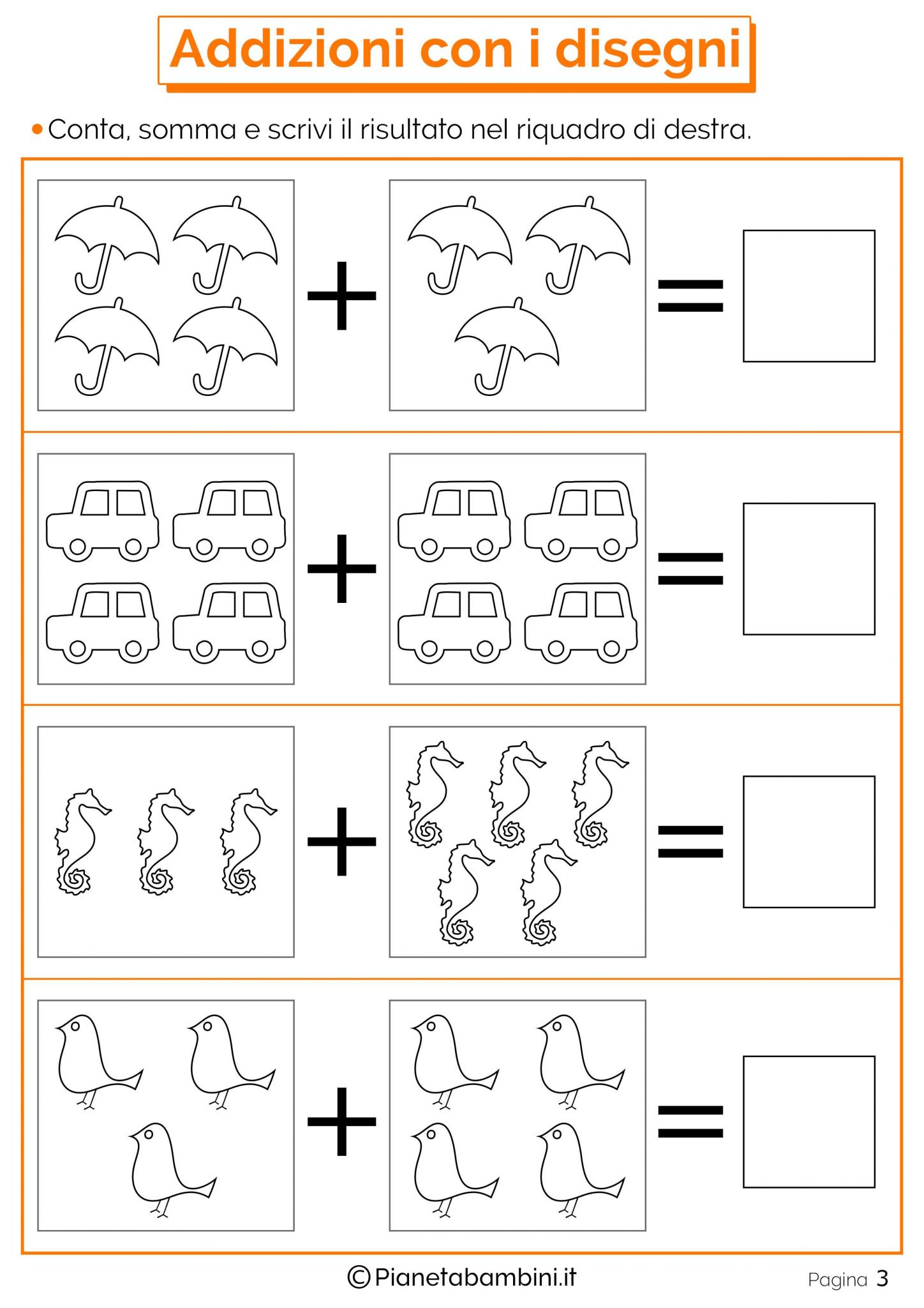 Pre K Math Worksheets as Well as Addizione Og Ti 3 24803508 Mat Pré Escolar