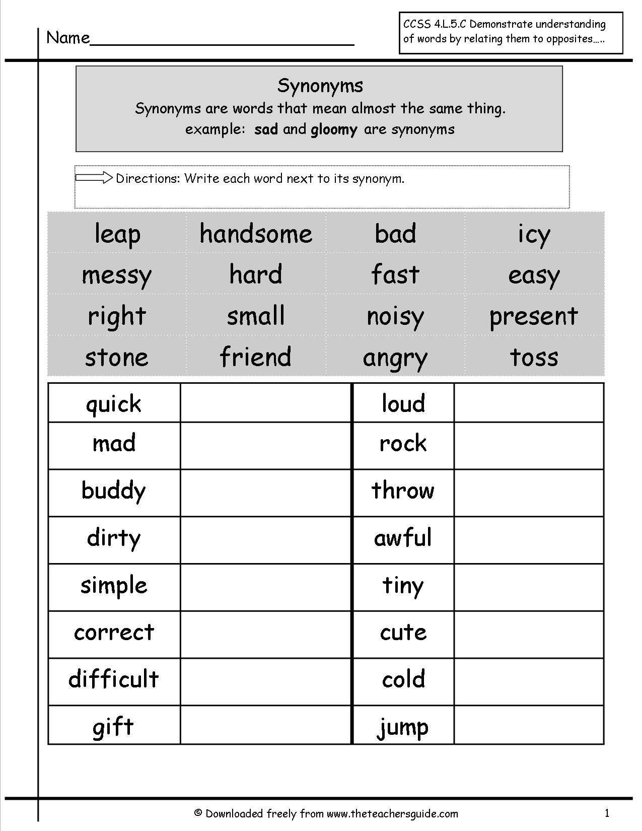 Prefix and Suffix Worksheets Pdf with Printable Opposites Worksheets the Best Worksheets Image Collection
