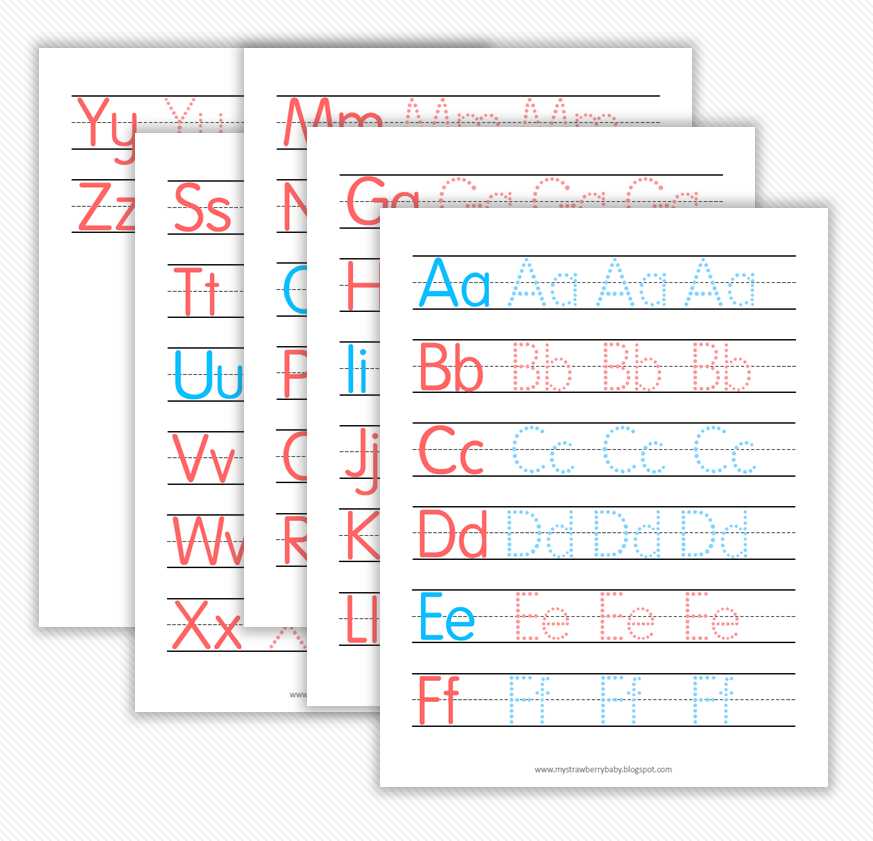 Printable Letter Worksheets for Preschoolers Along with My Strawberry Baby Free Printable Preschool Alphabet and