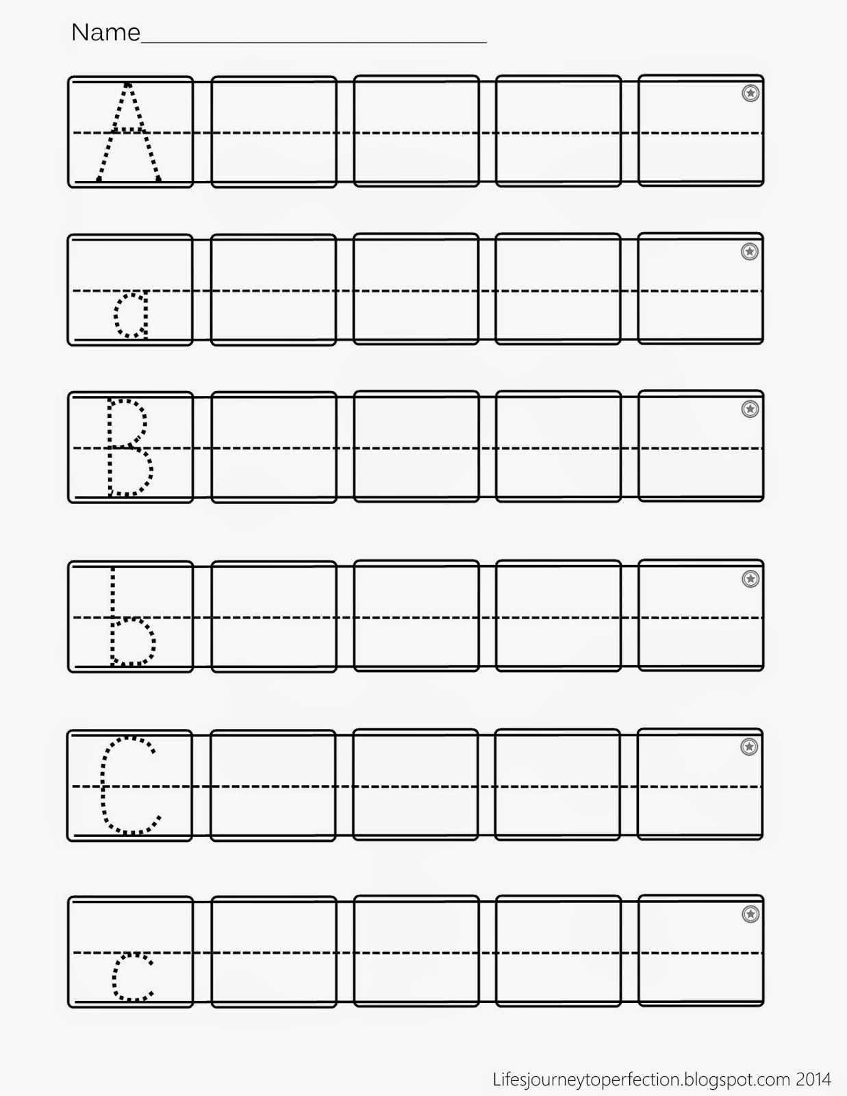 Printable Letter Worksheets for Preschoolers or Life S Journey to Perfection Preschool Practice Abc