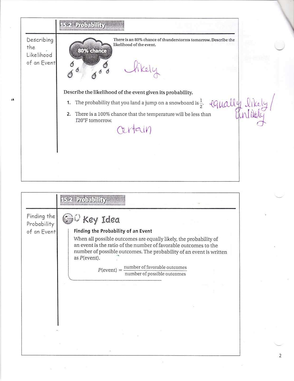 Probability Of Compound events Worksheet Answers as Well as Ms Jean S Accel 7 Blog 2018