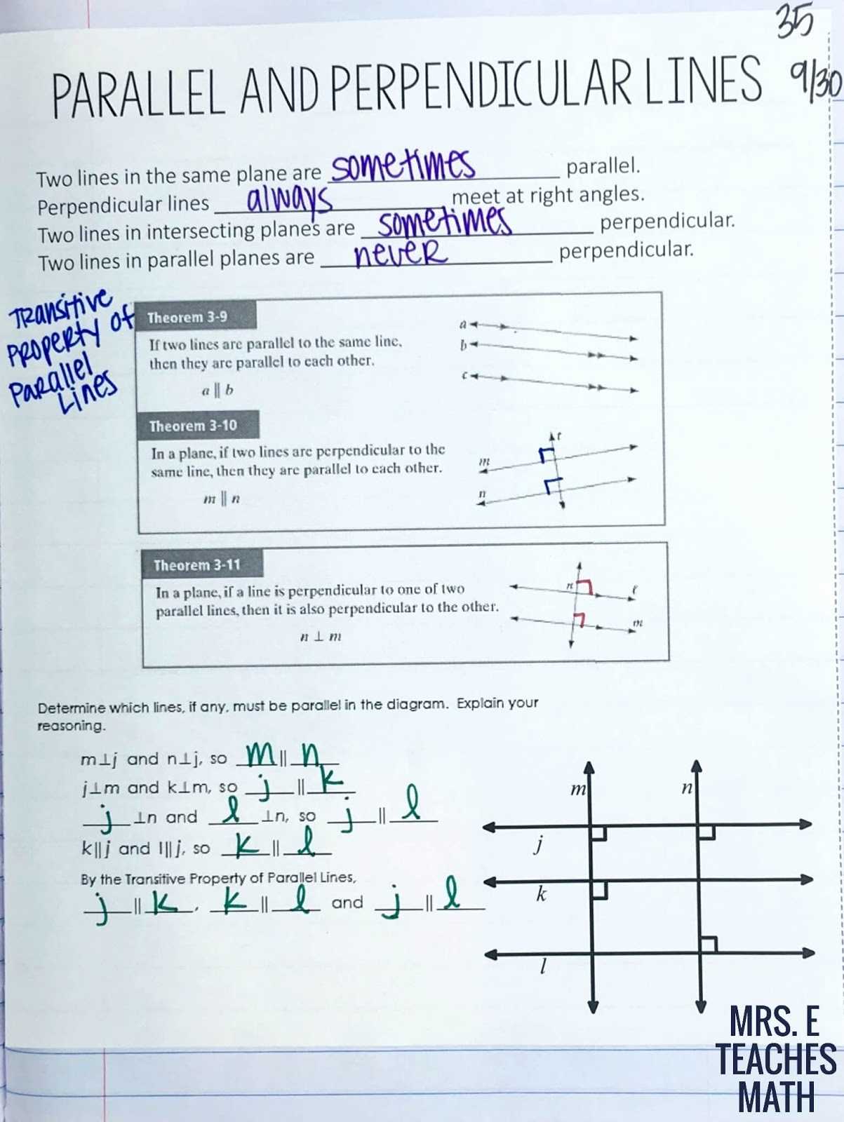 Proving Parallel Lines Worksheet with Answers together with Equations Perpendicular Lines Worksheet Choice Image Worksheet