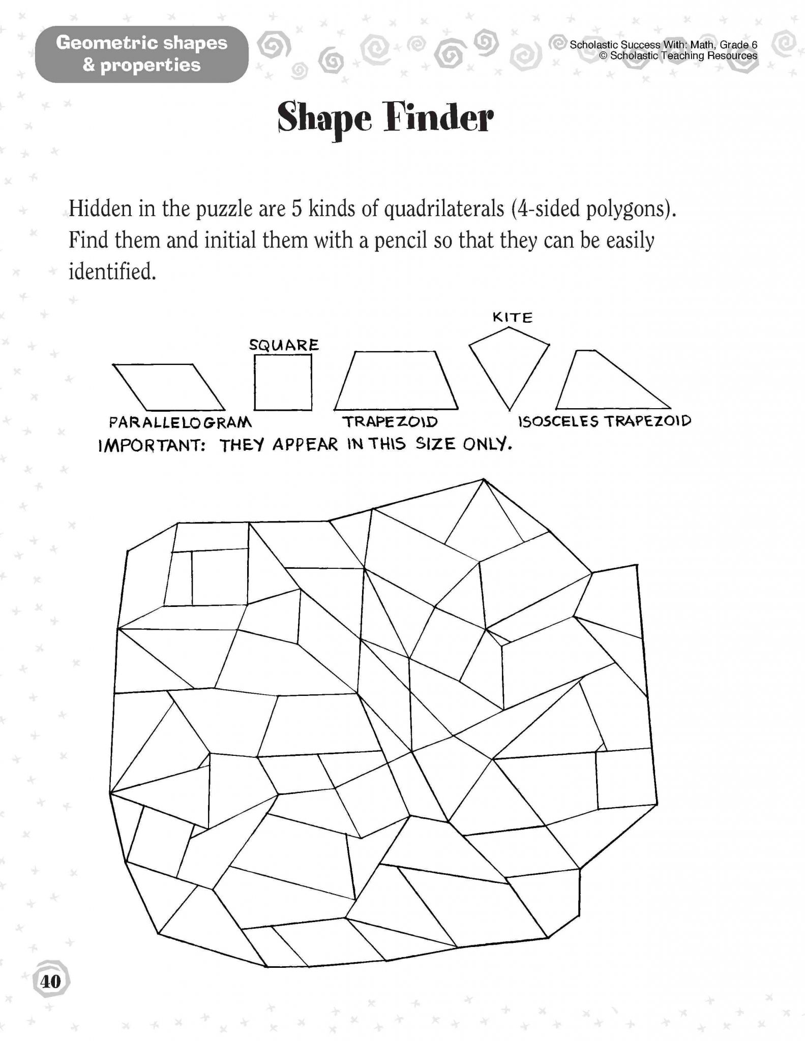 Quadrilaterals 3rd Grade Worksheets as Well as 5th Grade Geometry Worksheets Beautiful Math Worksheets for Grade 5