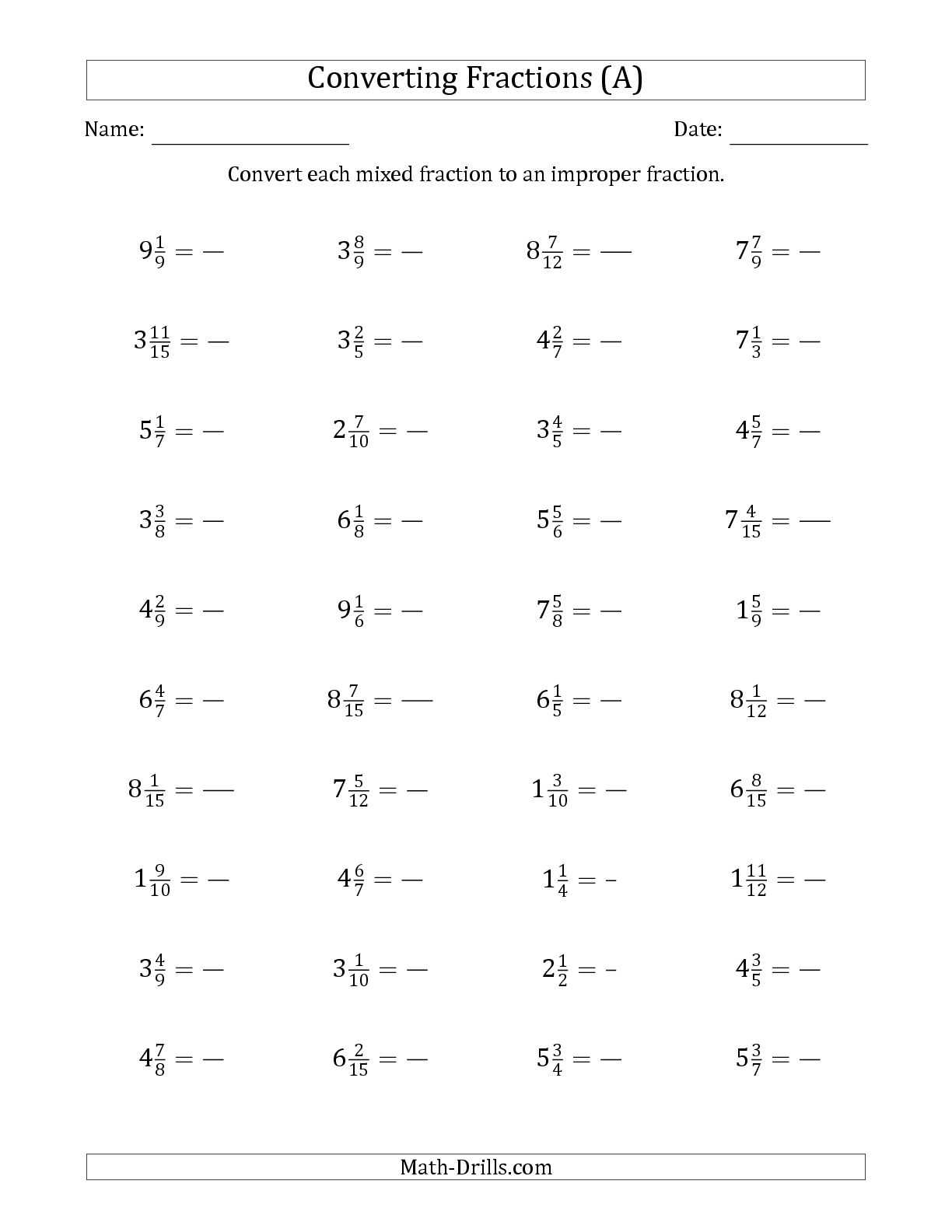 Reducing Fractions to Lowest Terms Worksheets with Free Worksheets Library Download and Print Worksheets