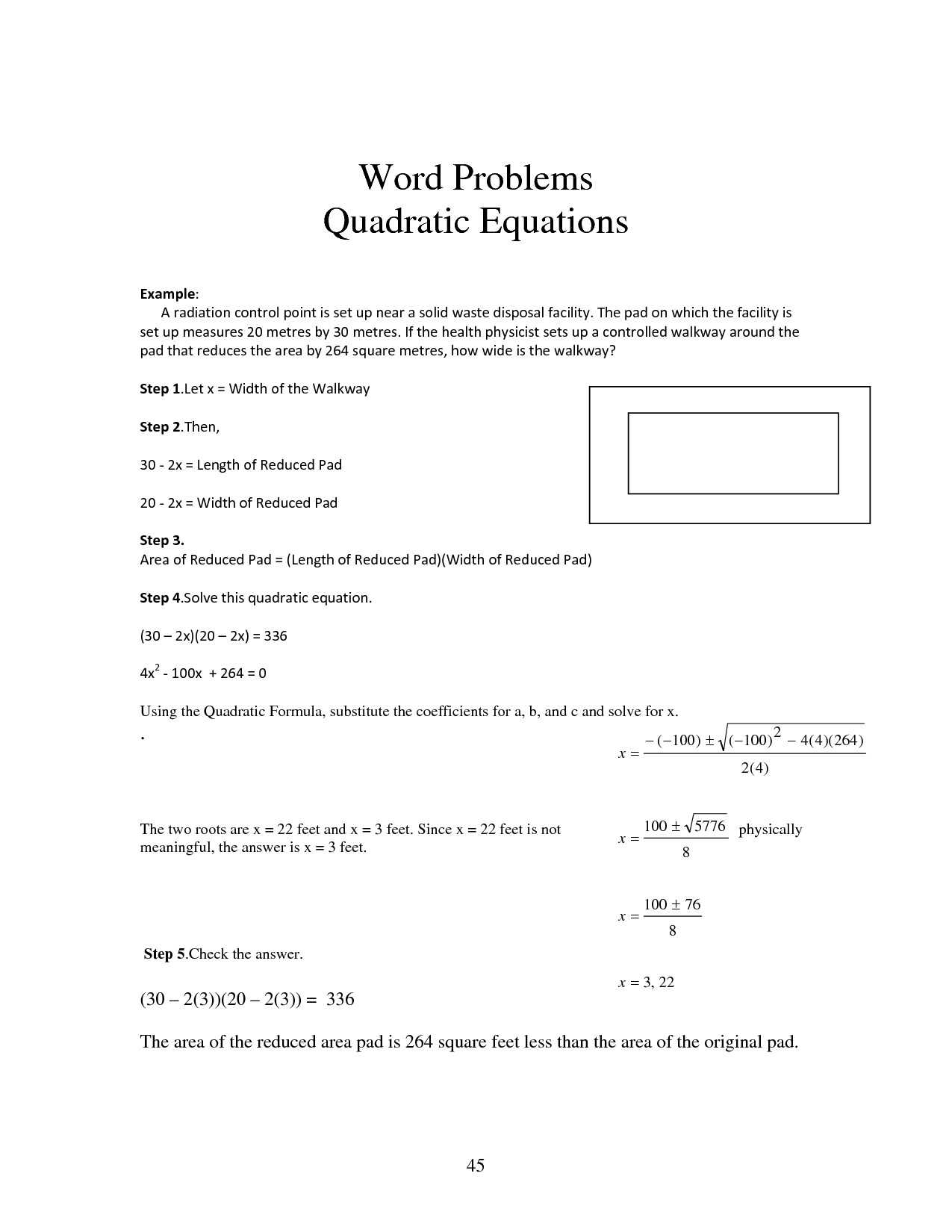 Right Triangle Word Problems Worksheet together with Quadratic Word Problems Worksheet Answers Valid Quadratic Word