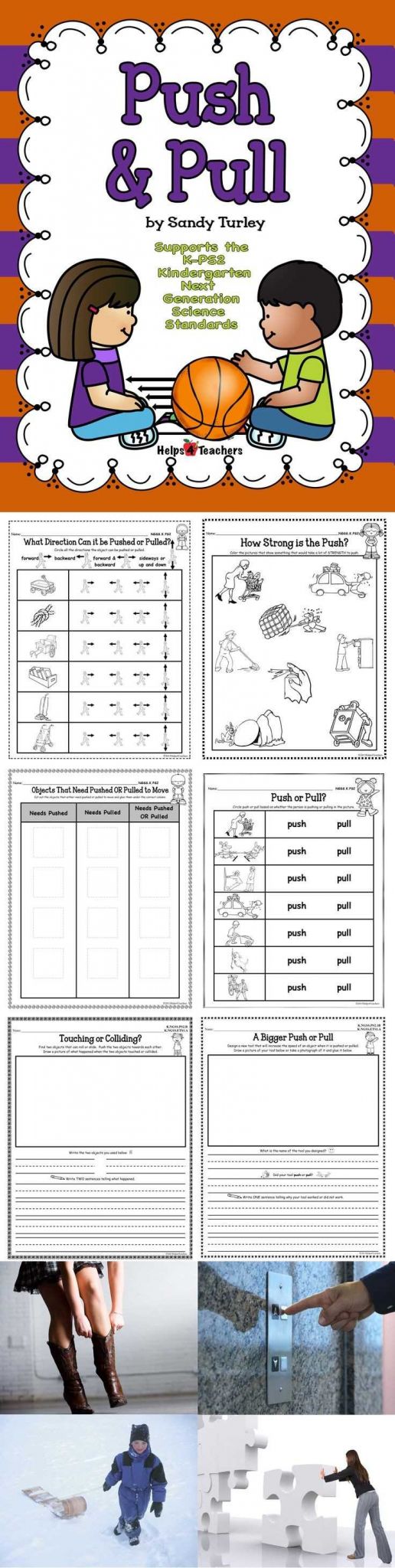 Science tools Worksheet or Worksheets for Kindergarten Science New 30 Best force and Motion