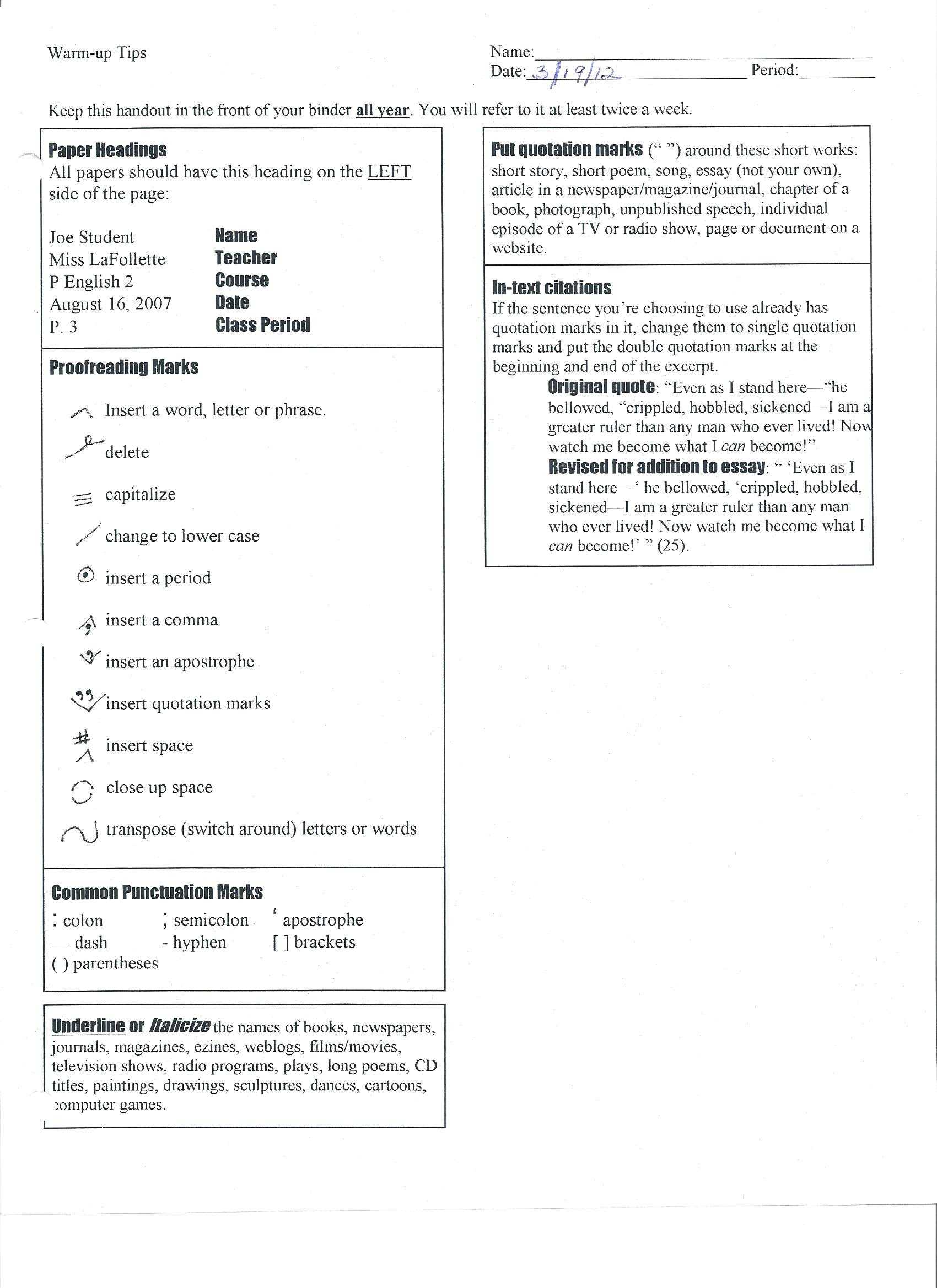 Semicolon and Colon Worksheet with Answers with English 2 Hhsresourceprogram