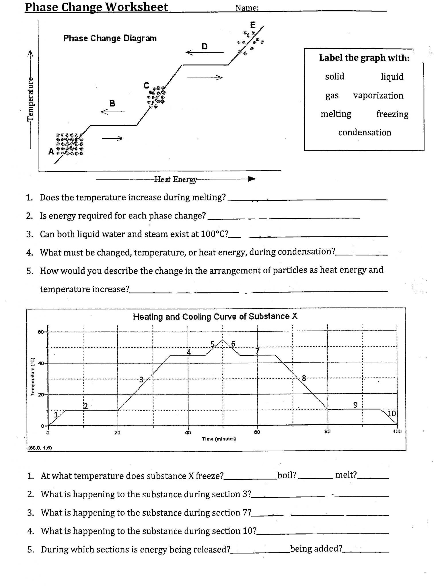 Semicolon and Colon Worksheet with Answers with Phase Change Worksheet Answer Key Beautiful Physical Vs Chemical