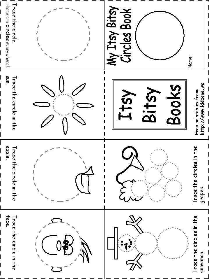 Shapes Worksheets for Preschool Also Christina S Kinder Blossoms Shapes Week