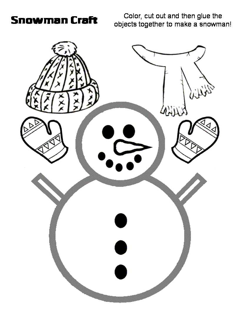 Shapes Worksheets for Preschool and K 12 Teacher Resources Snowmen