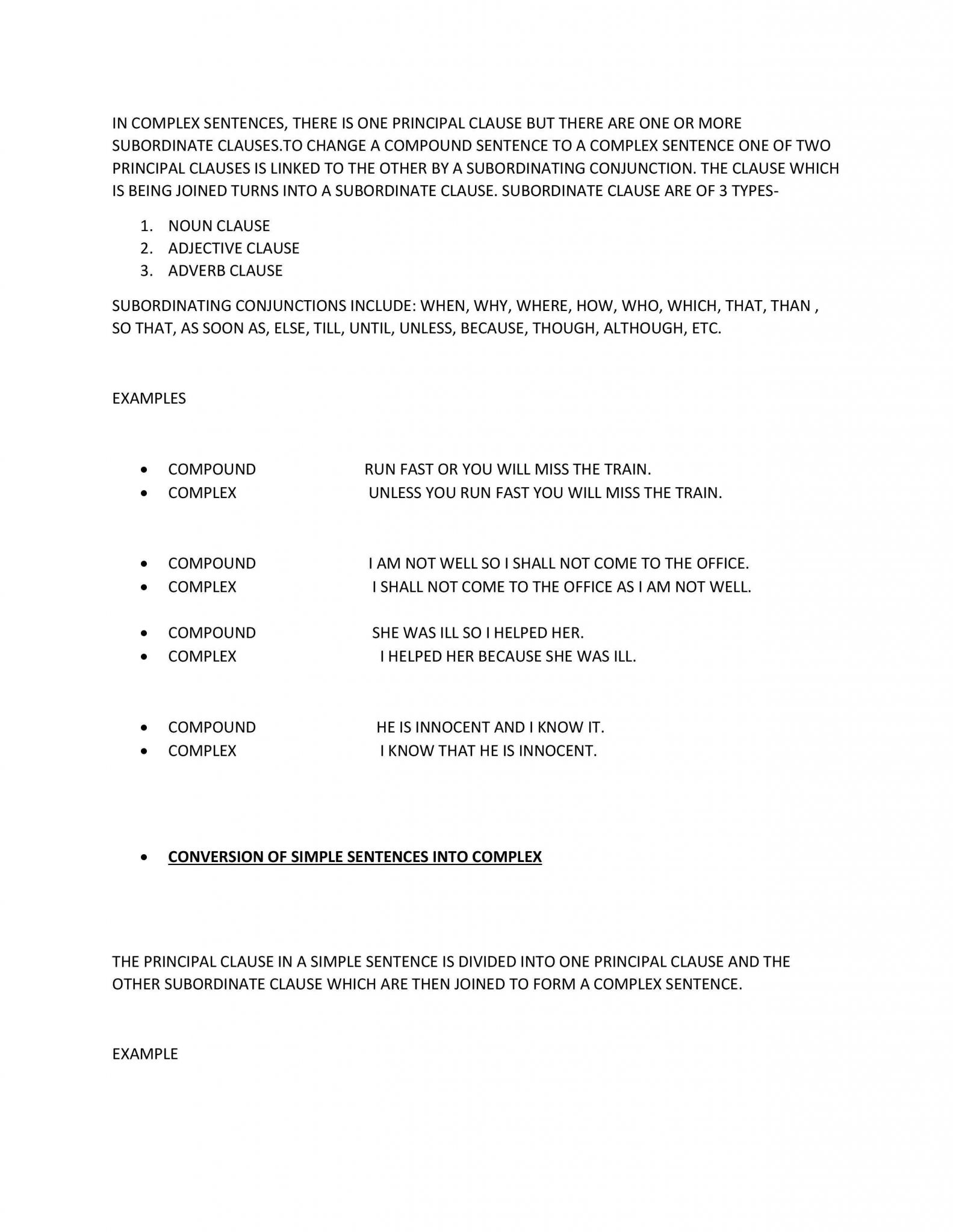 Simple Compound and Complex Sentences Worksheet Pdf with Answers or Example Plex Sentence Example Cover Letter for Resume