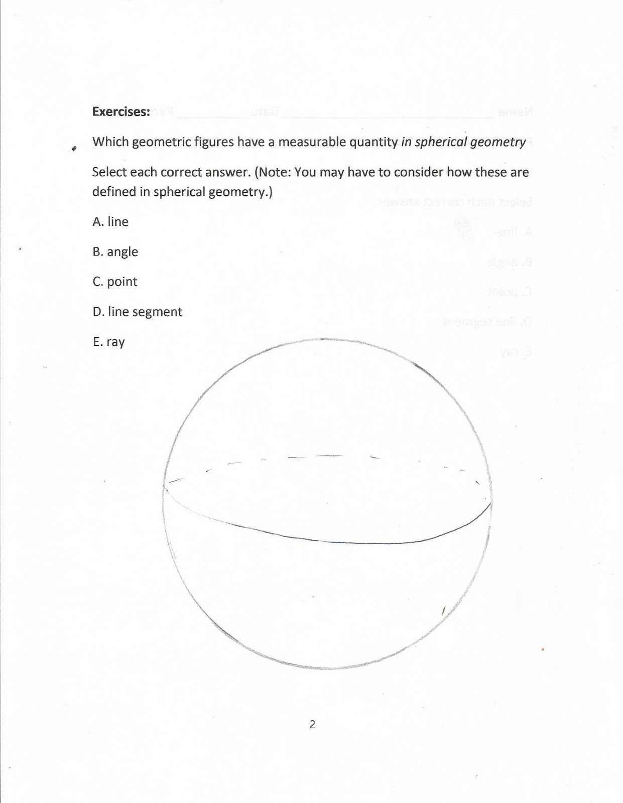 Skills Worksheet Concept Review Answers as Well as Geometry Mon Core Style May 2016