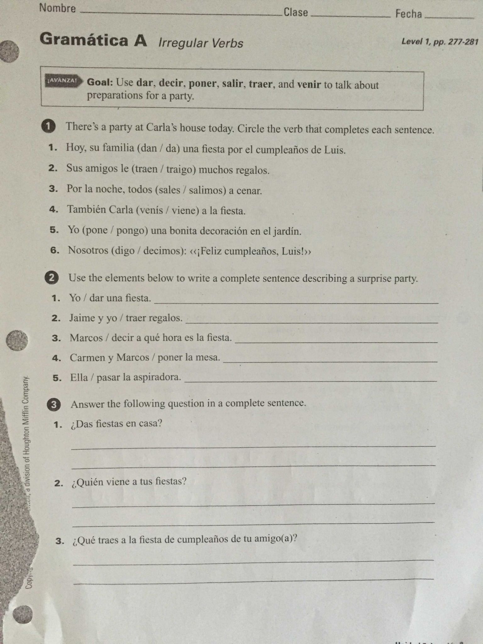Skills Worksheet Directed Reading A Answer Key Along with Thurgood Marshall Middle School
