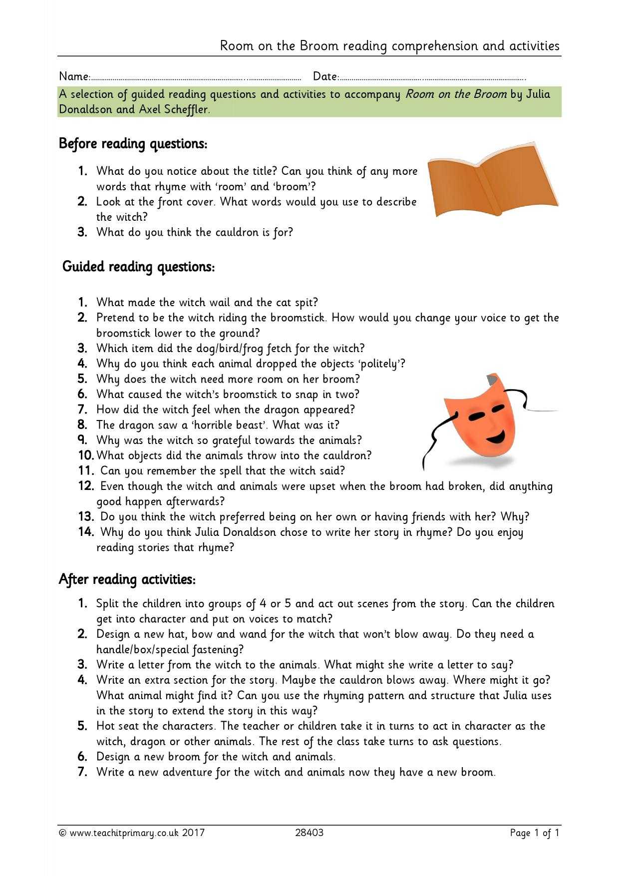 Skills Worksheet Directed Reading A Answer Key together with Prehension Search Results Teachit Primary