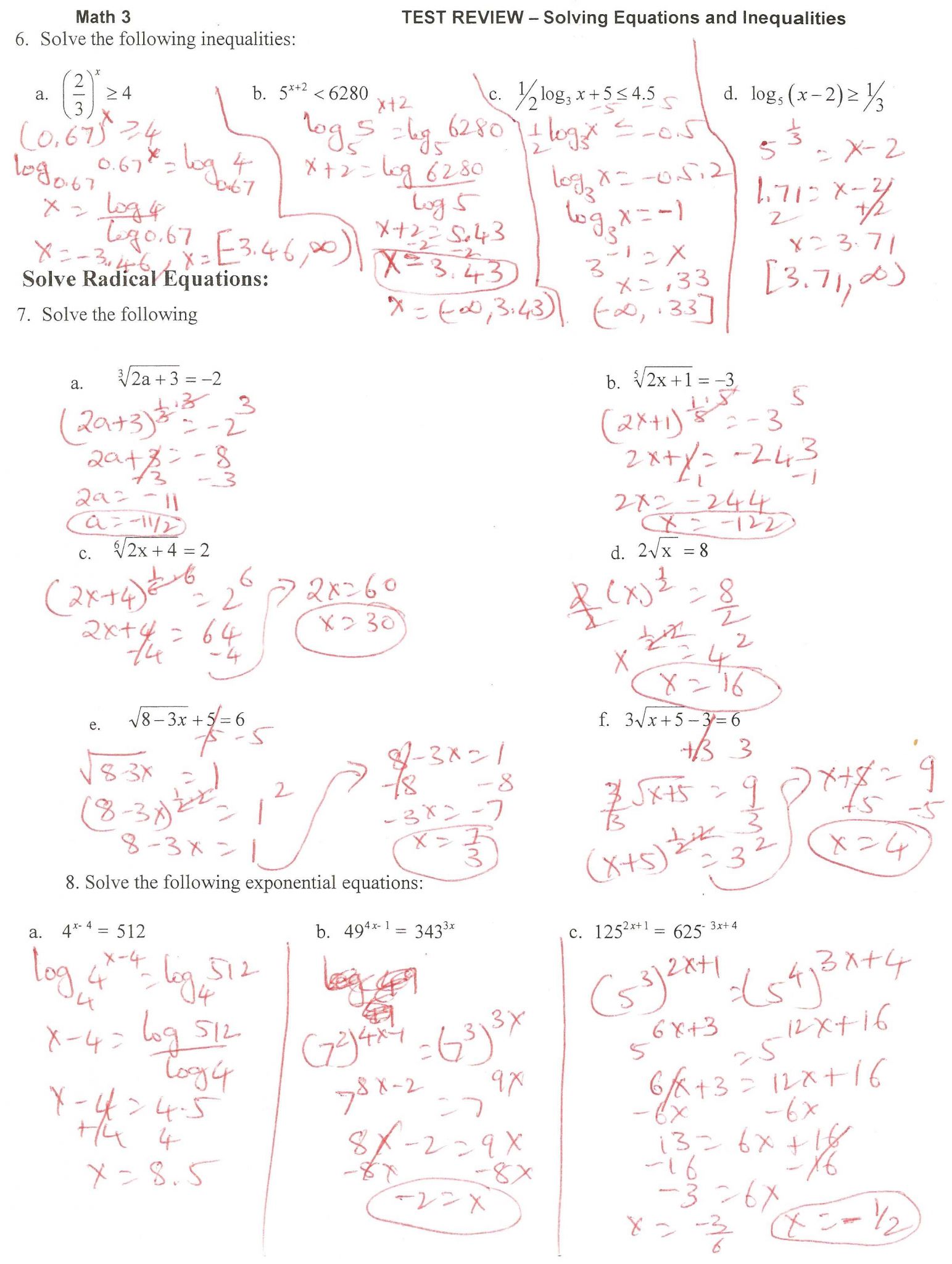 Solving Exponential Equations Worksheet Along with solving Exponential Equations without Logarithms Worksheet Awesome