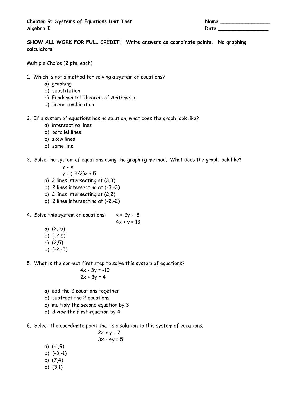 Solving Linear Inequalities Worksheet or Systems Linear Inequalities Multiple Choice Worksheet Lovely