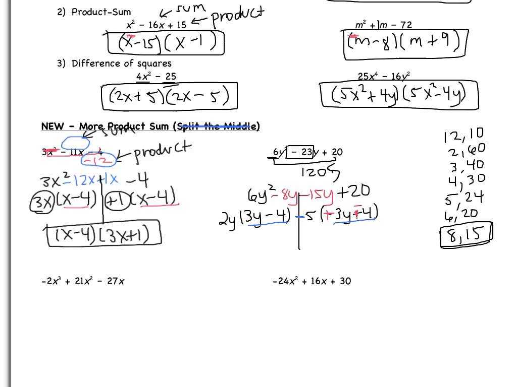 Solving Quadratic Equations by Factoring Worksheet or Fantastic Math Factor solver Math Exercises Obg