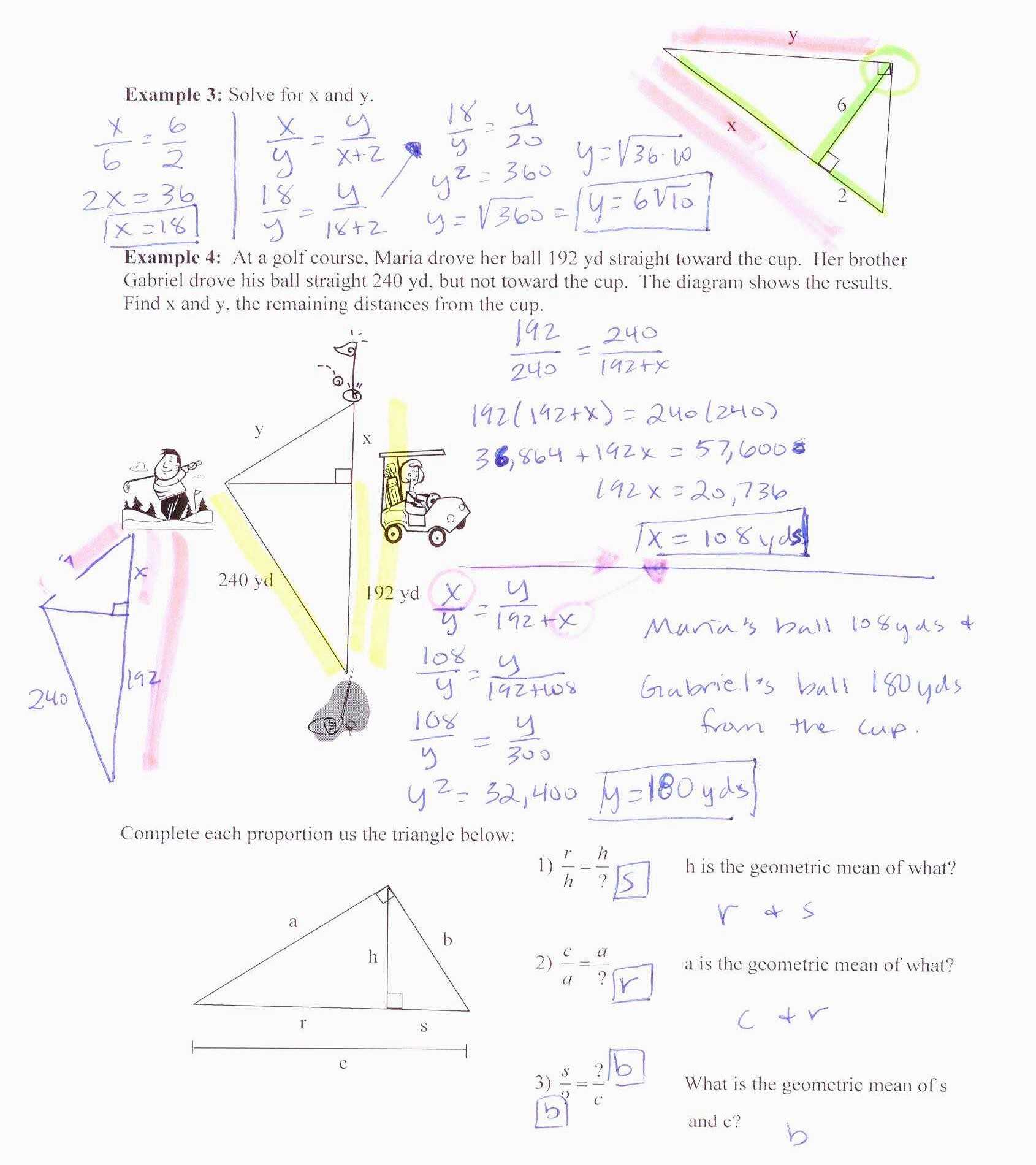 Special Right Triangles Worksheet Answer Key with Work or 35 Similar Triangles Worksheet Answers Document Design Ideas