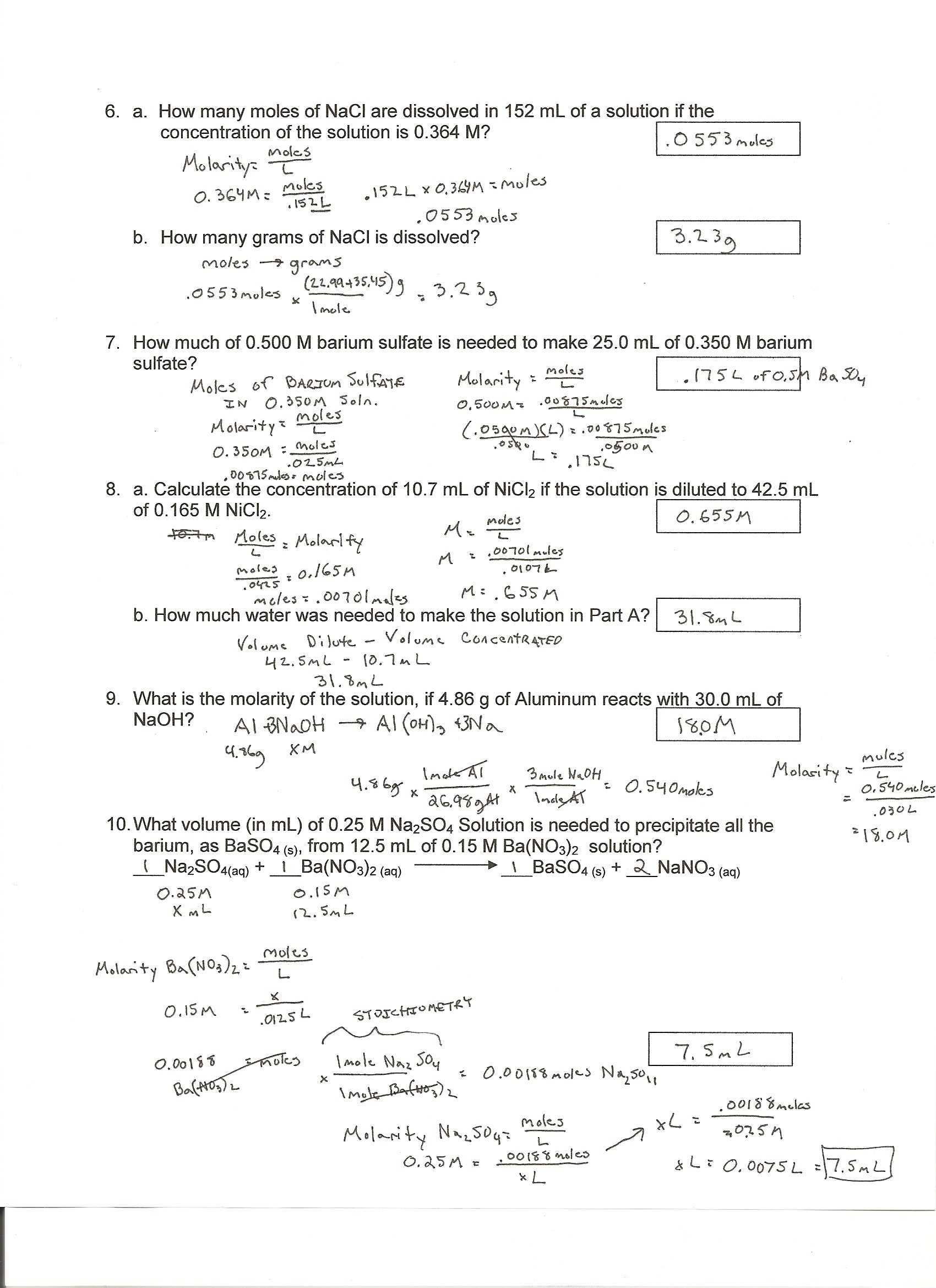 Specific Heat Problems Worksheet as Well as Concentration Calculations Worksheet Kidz Activities