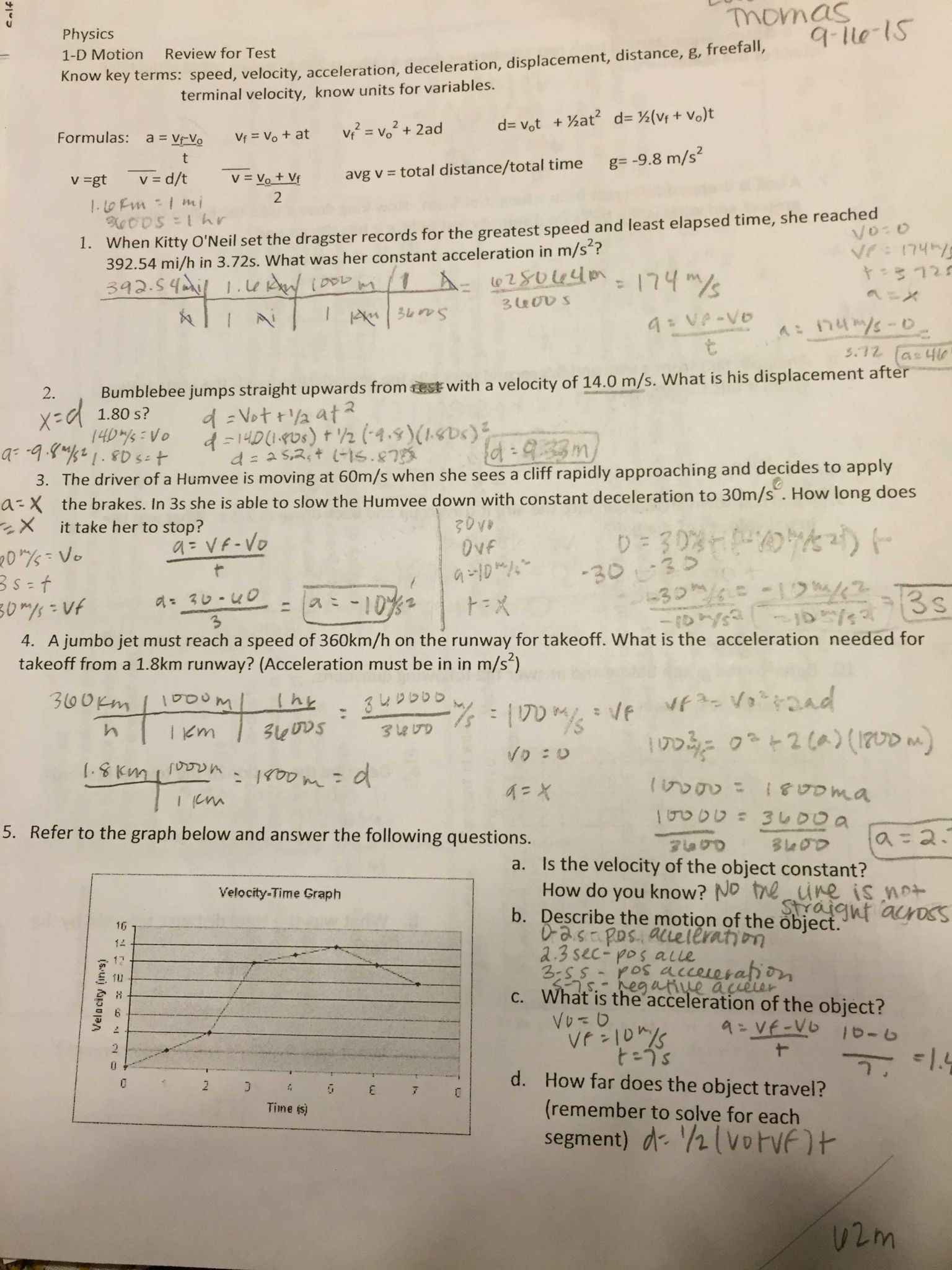Speed Velocity and Acceleration Calculations Worksheet together with Speed Velocity and Acceleration Worksheet Answer Key Fresh 84 Best